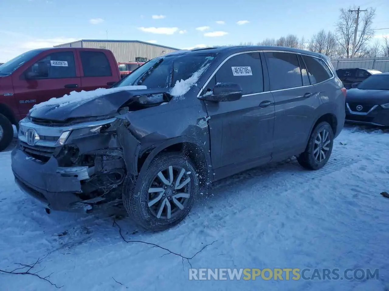 1 fotografías del automóvil dañado 5FNYF6H56NB098769 HONDA PILOT 2022