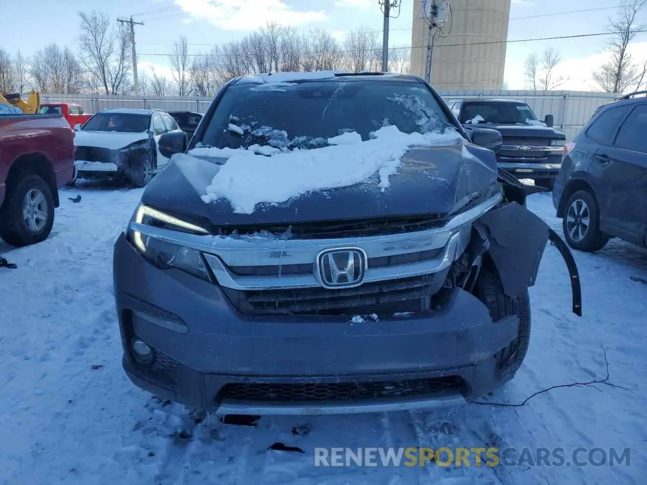 5 fotografías del automóvil dañado 5FNYF6H56NB098769 HONDA PILOT 2022