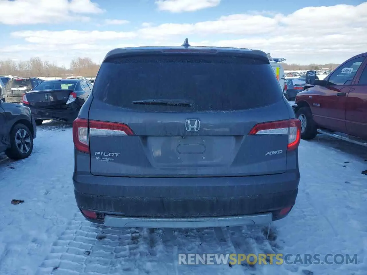 6 fotografías del automóvil dañado 5FNYF6H56NB098769 HONDA PILOT 2022