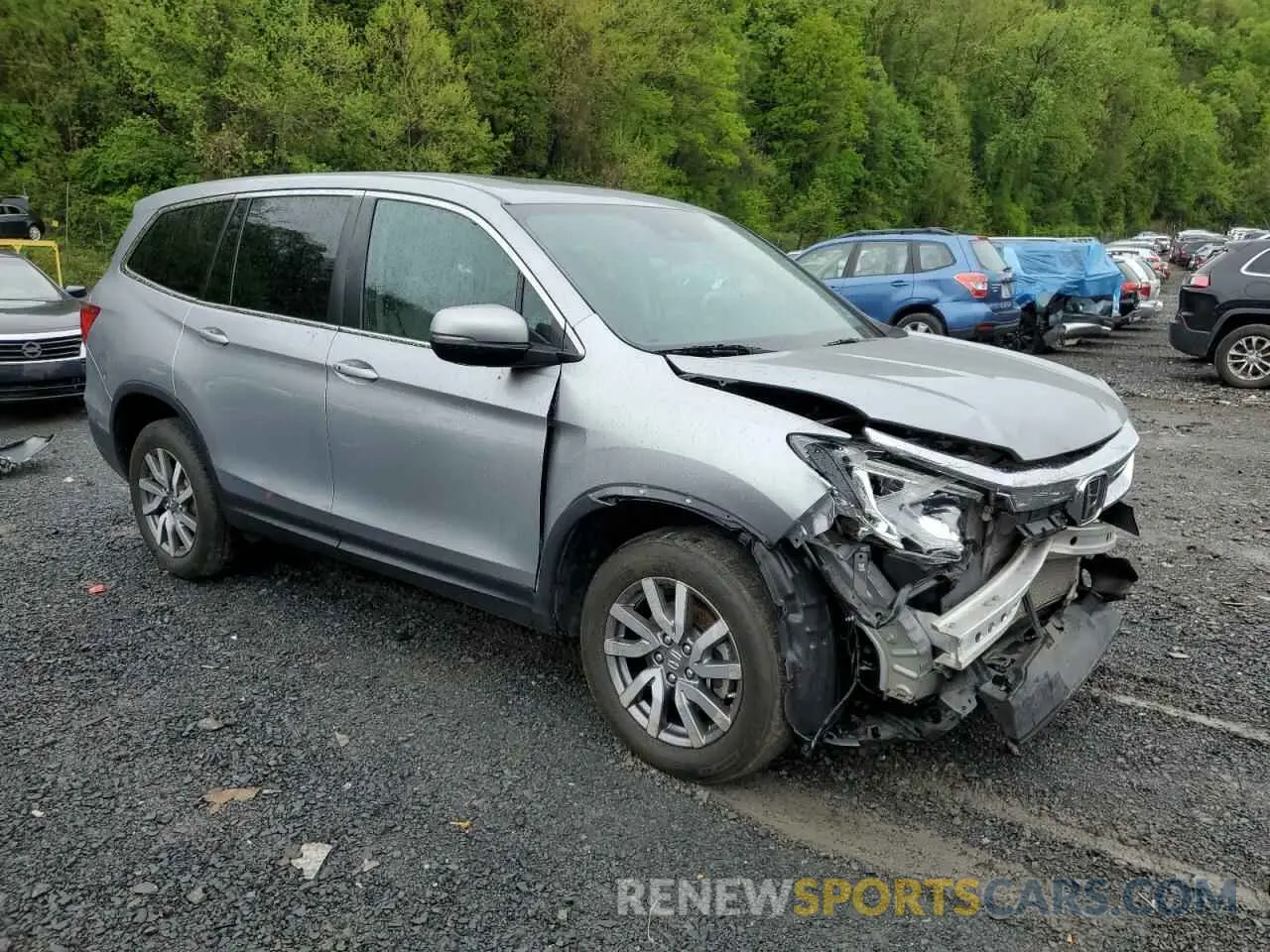 4 fotografías del automóvil dañado 5FNYF6H57NB037785 HONDA PILOT 2022