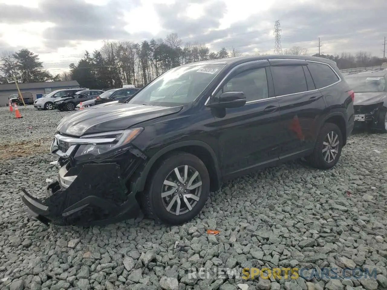 1 fotografías del automóvil dañado 5FNYF6H58NB017092 HONDA PILOT 2022