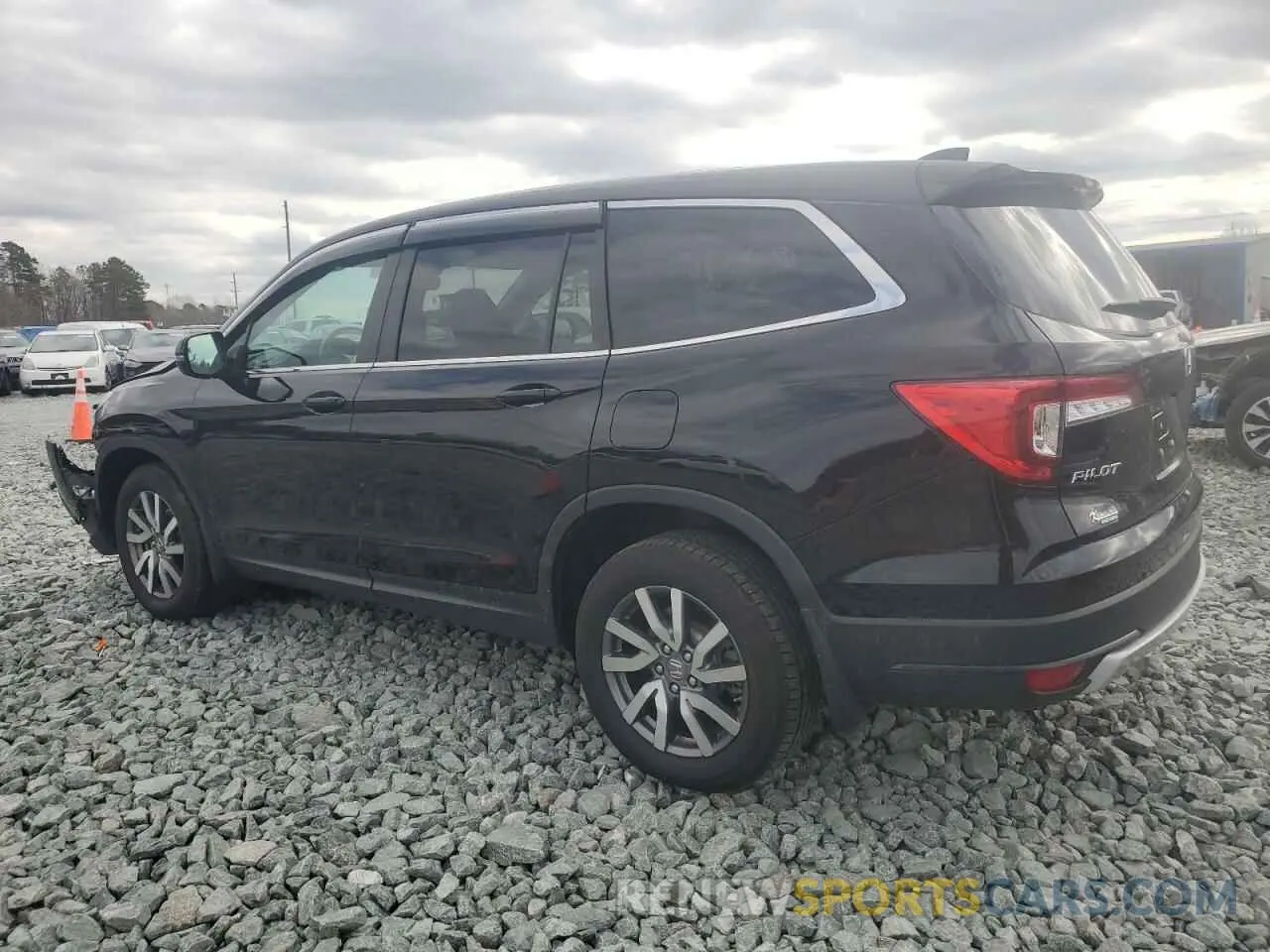 2 fotografías del automóvil dañado 5FNYF6H58NB017092 HONDA PILOT 2022