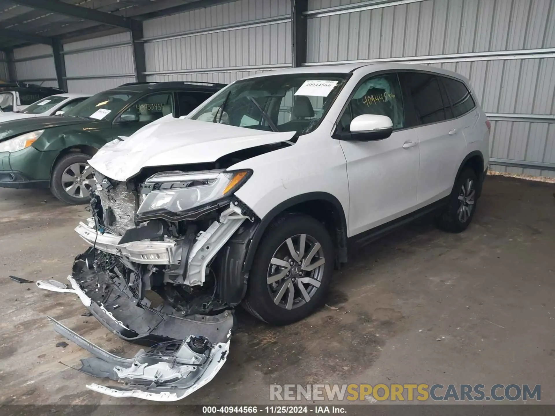 2 fotografías del automóvil dañado 5FNYF6H58NB097283 HONDA PILOT 2022