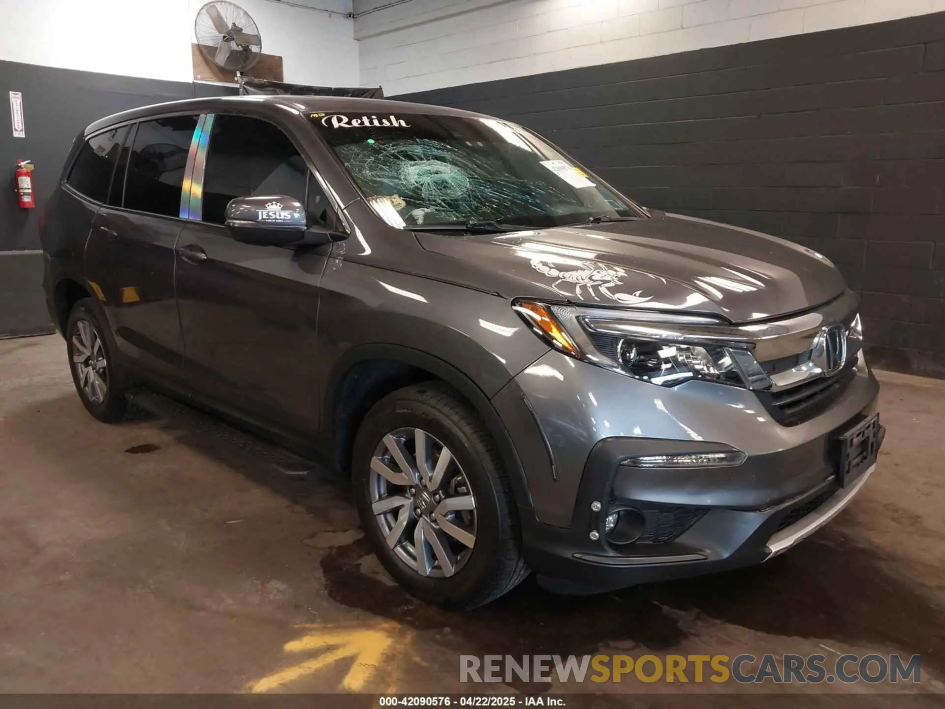 1 fotografías del automóvil dañado 5FNYF6H59NB000754 HONDA PILOT 2022