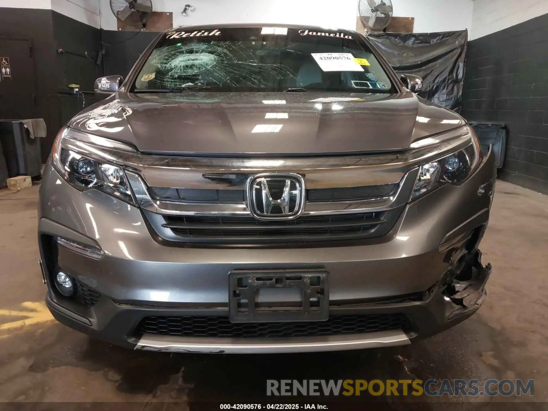 12 fotografías del automóvil dañado 5FNYF6H59NB000754 HONDA PILOT 2022