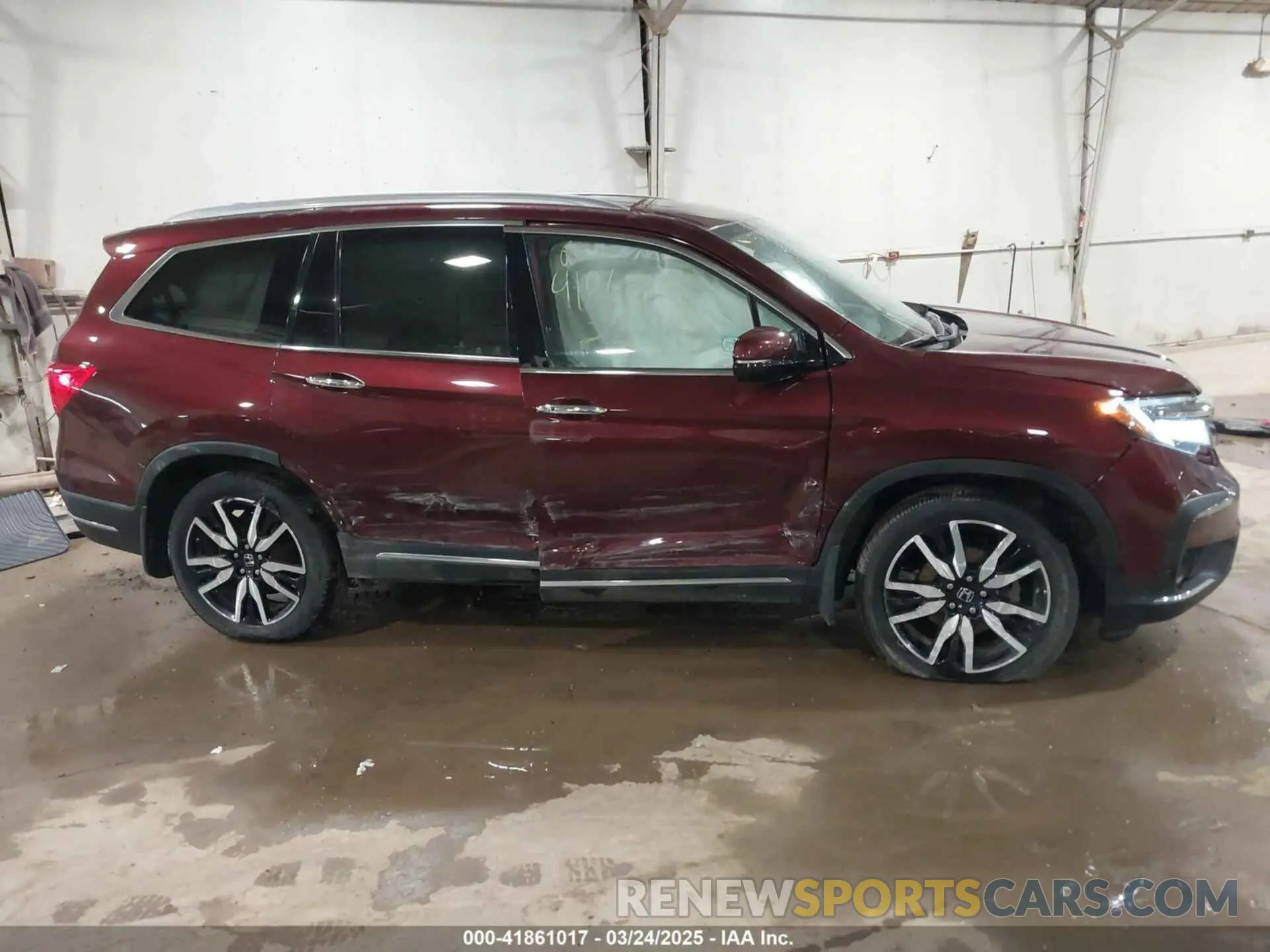 13 fotografías del automóvil dañado 5FNYF6H61NB045597 HONDA PILOT 2022