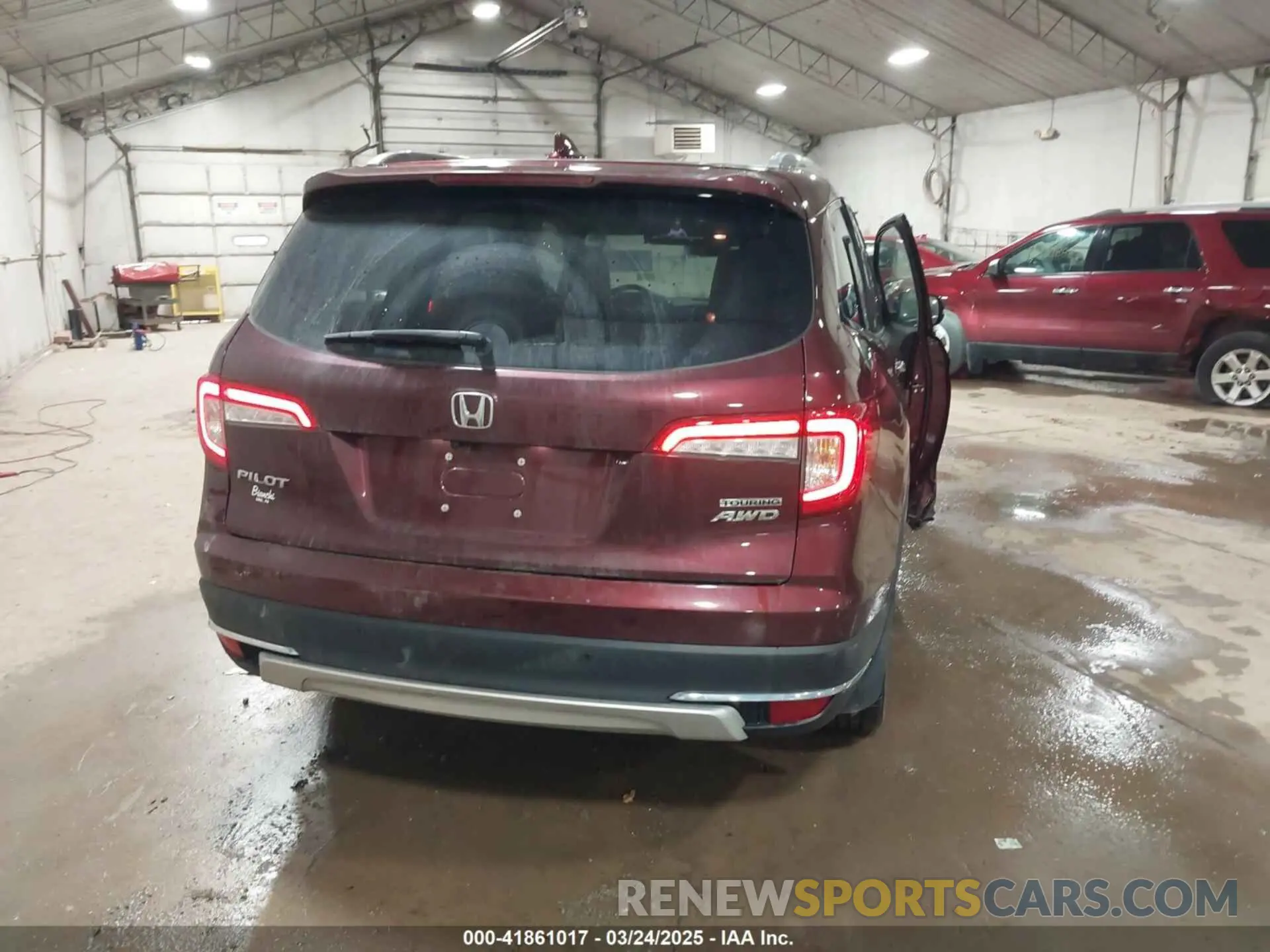 16 fotografías del automóvil dañado 5FNYF6H61NB045597 HONDA PILOT 2022