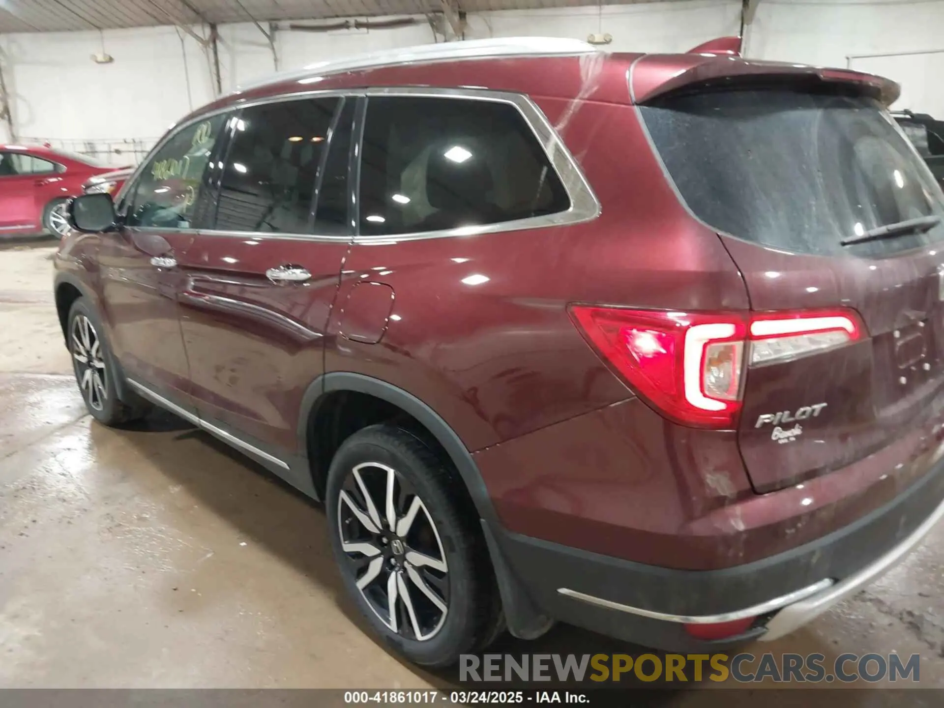 3 fotografías del automóvil dañado 5FNYF6H61NB045597 HONDA PILOT 2022
