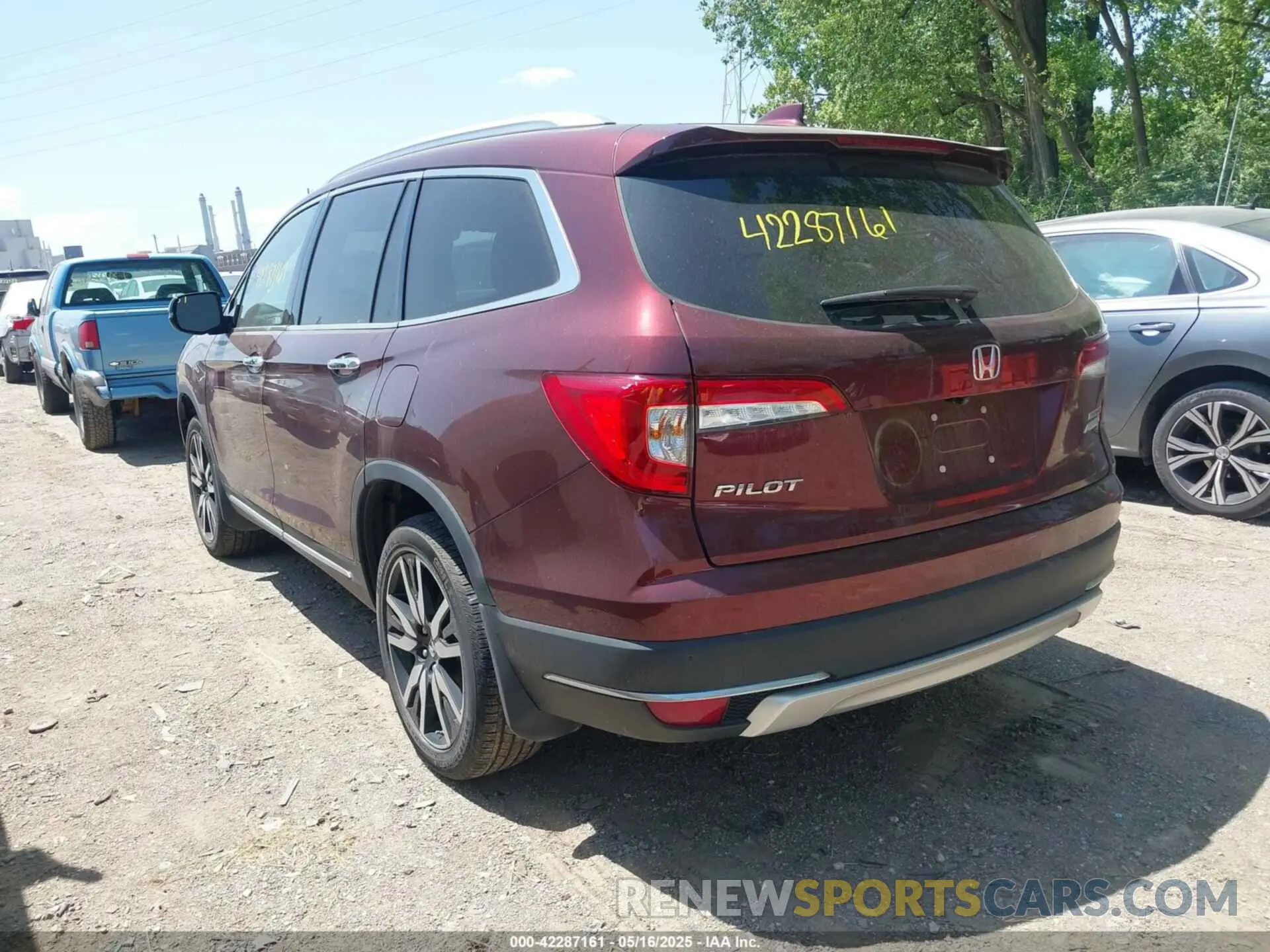 3 fotografías del automóvil dañado 5FNYF6H64NB072258 HONDA PILOT 2022