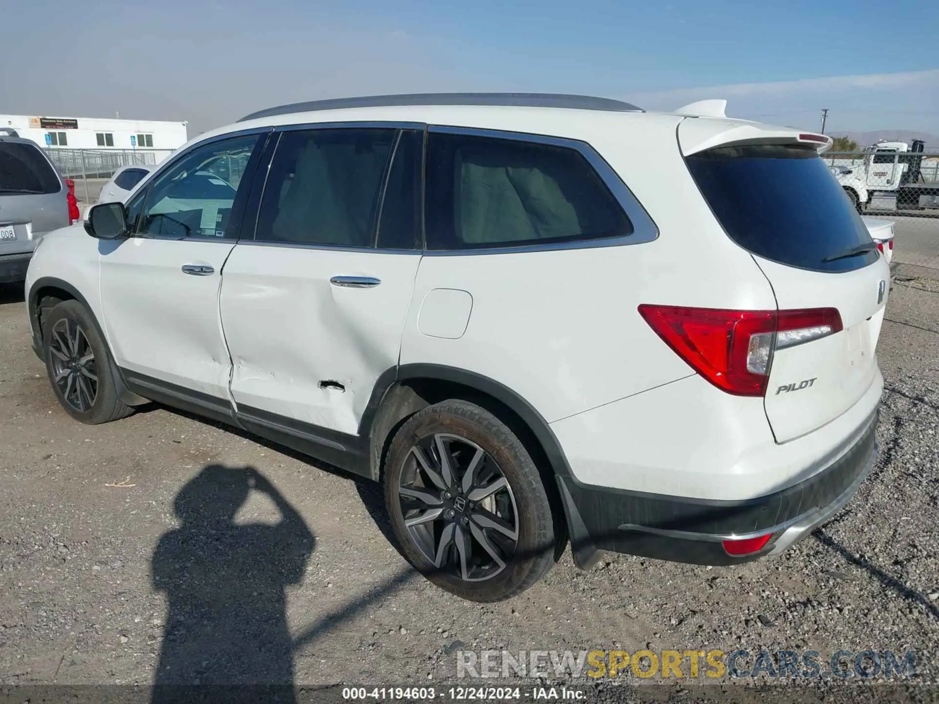 3 fotografías del automóvil dañado 5FNYF6H67NB017660 HONDA PILOT 2022