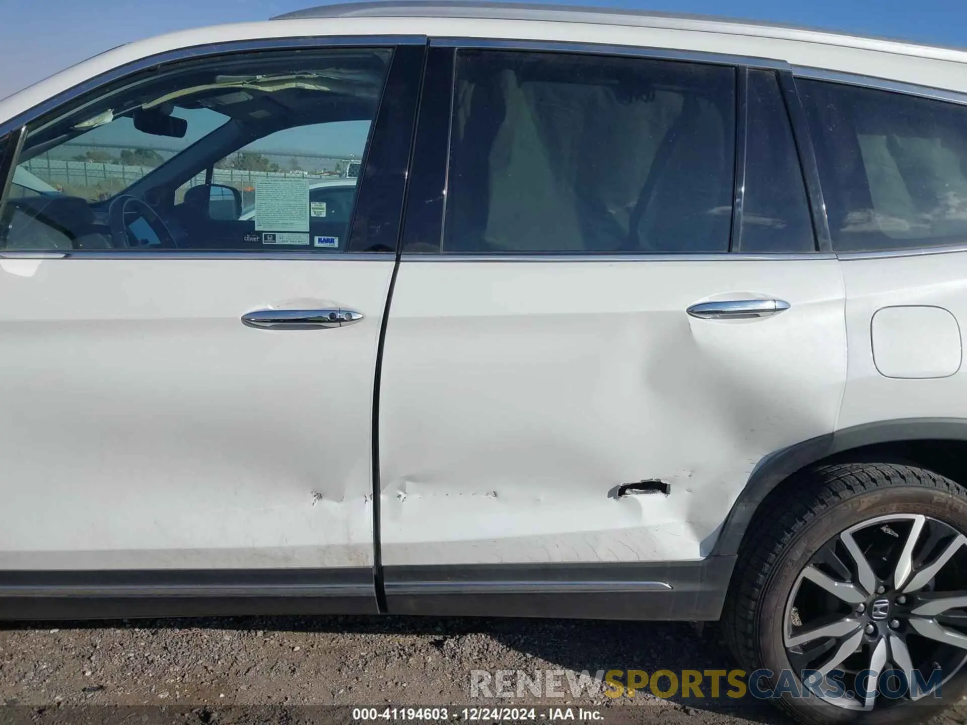 6 fotografías del automóvil dañado 5FNYF6H67NB017660 HONDA PILOT 2022