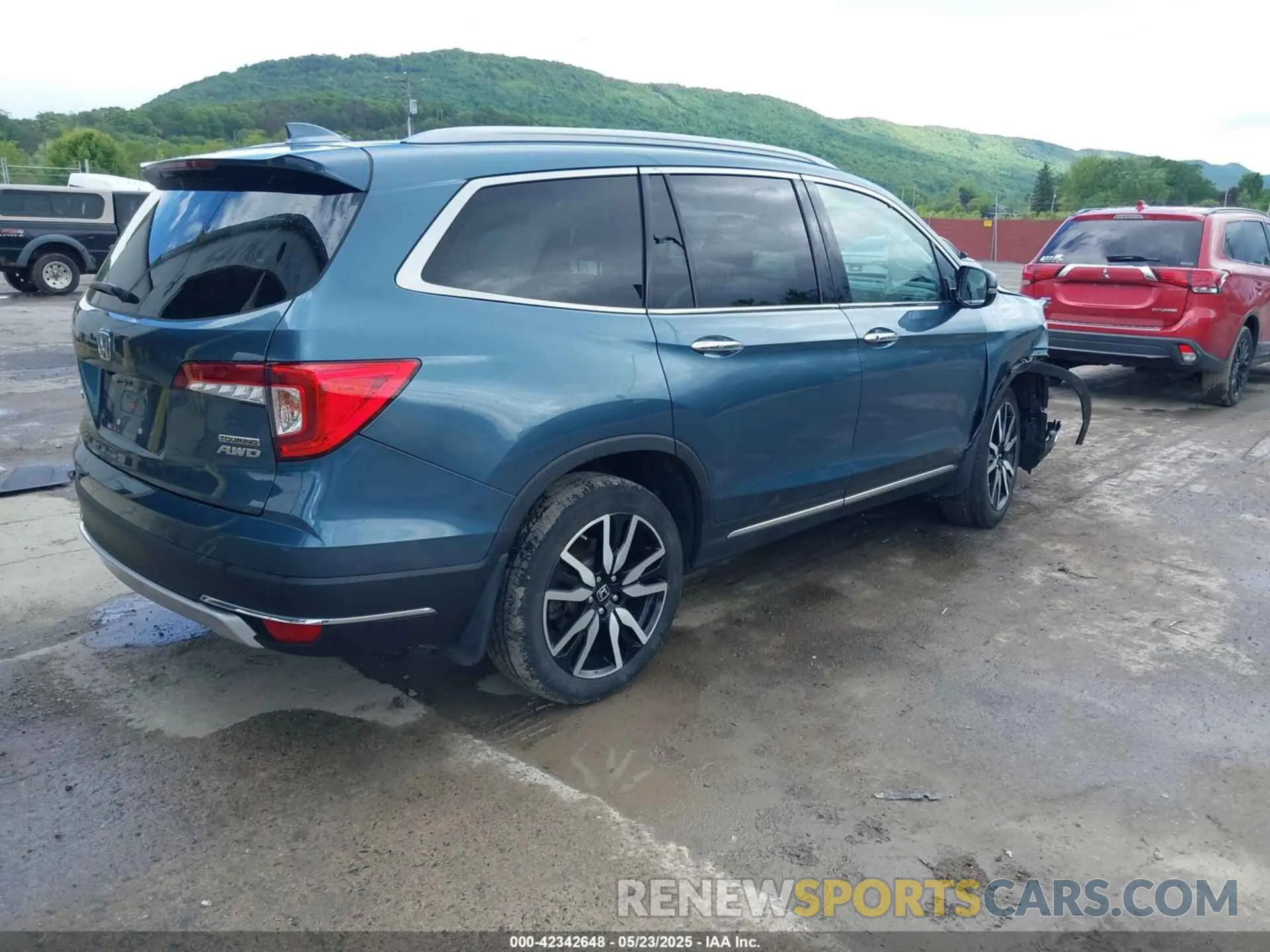 4 fotografías del automóvil dañado 5FNYF6H68NB011186 HONDA PILOT 2022