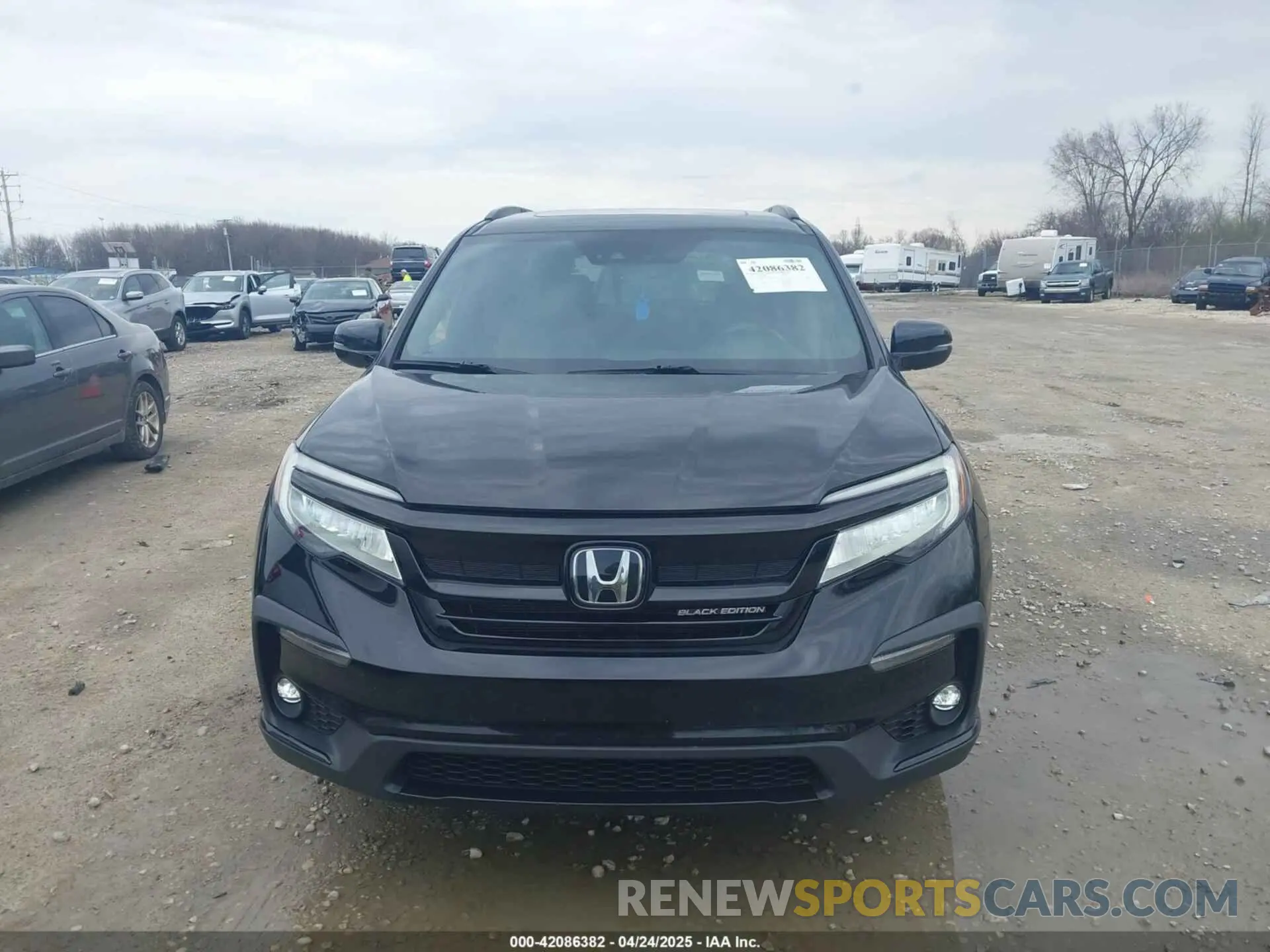 12 fotografías del automóvil dañado 5FNYF6H79NB004191 HONDA PILOT 2022