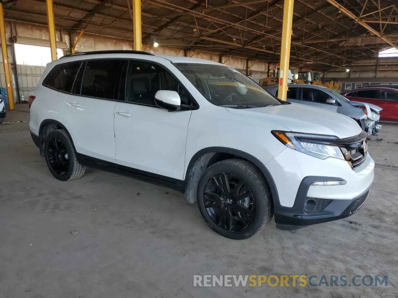4 fotografías del automóvil dañado 5FNYF6H79NB058316 HONDA PILOT 2022