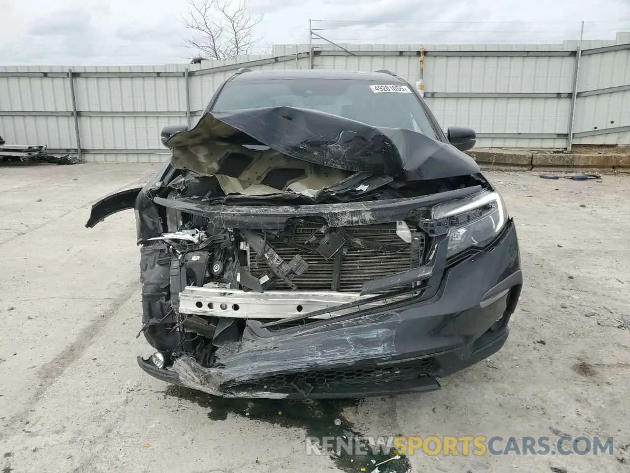5 fotografías del automóvil dañado 5FNYF6H80NB076714 HONDA PILOT 2022