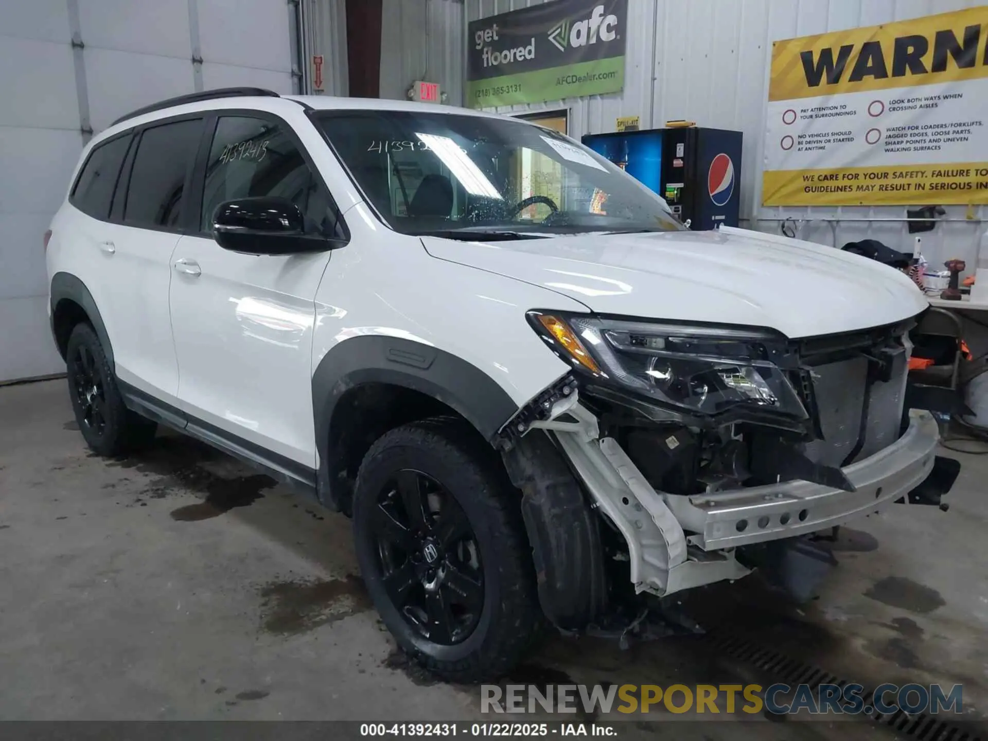 1 fotografías del automóvil dañado 5FNYF6H80NB081346 HONDA PILOT 2022