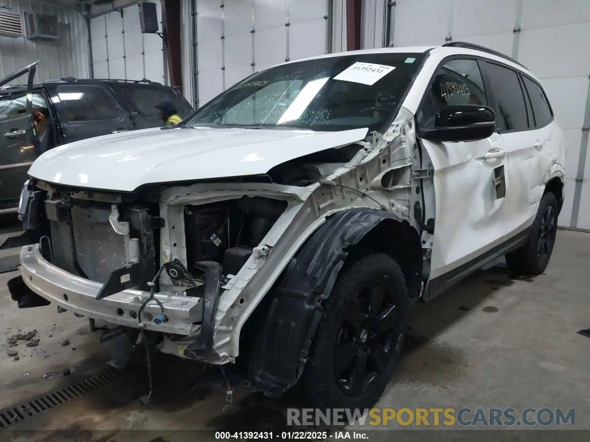 2 fotografías del automóvil dañado 5FNYF6H80NB081346 HONDA PILOT 2022