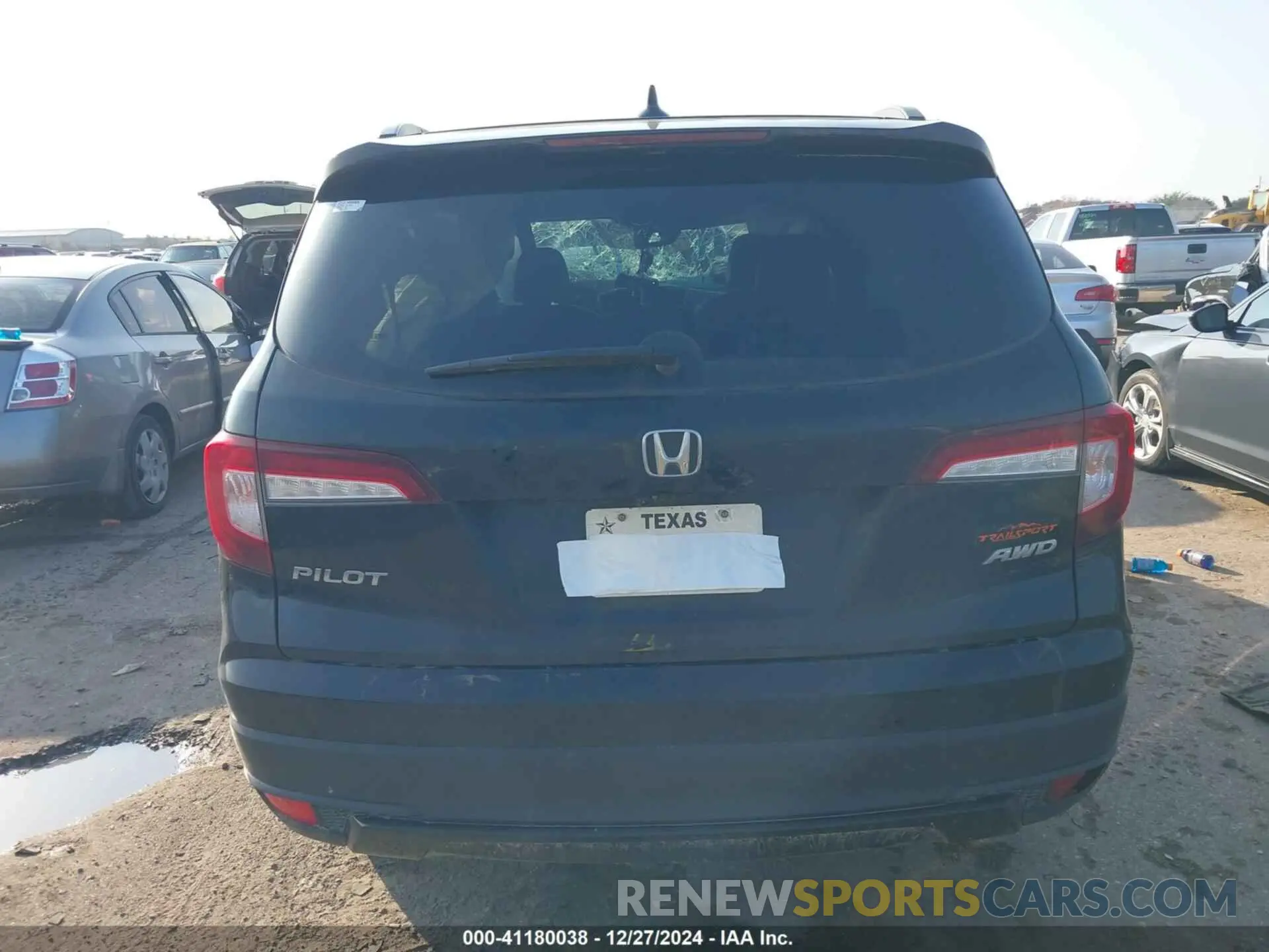 15 fotografías del automóvil dañado 5FNYF6H81NB060635 HONDA PILOT 2022