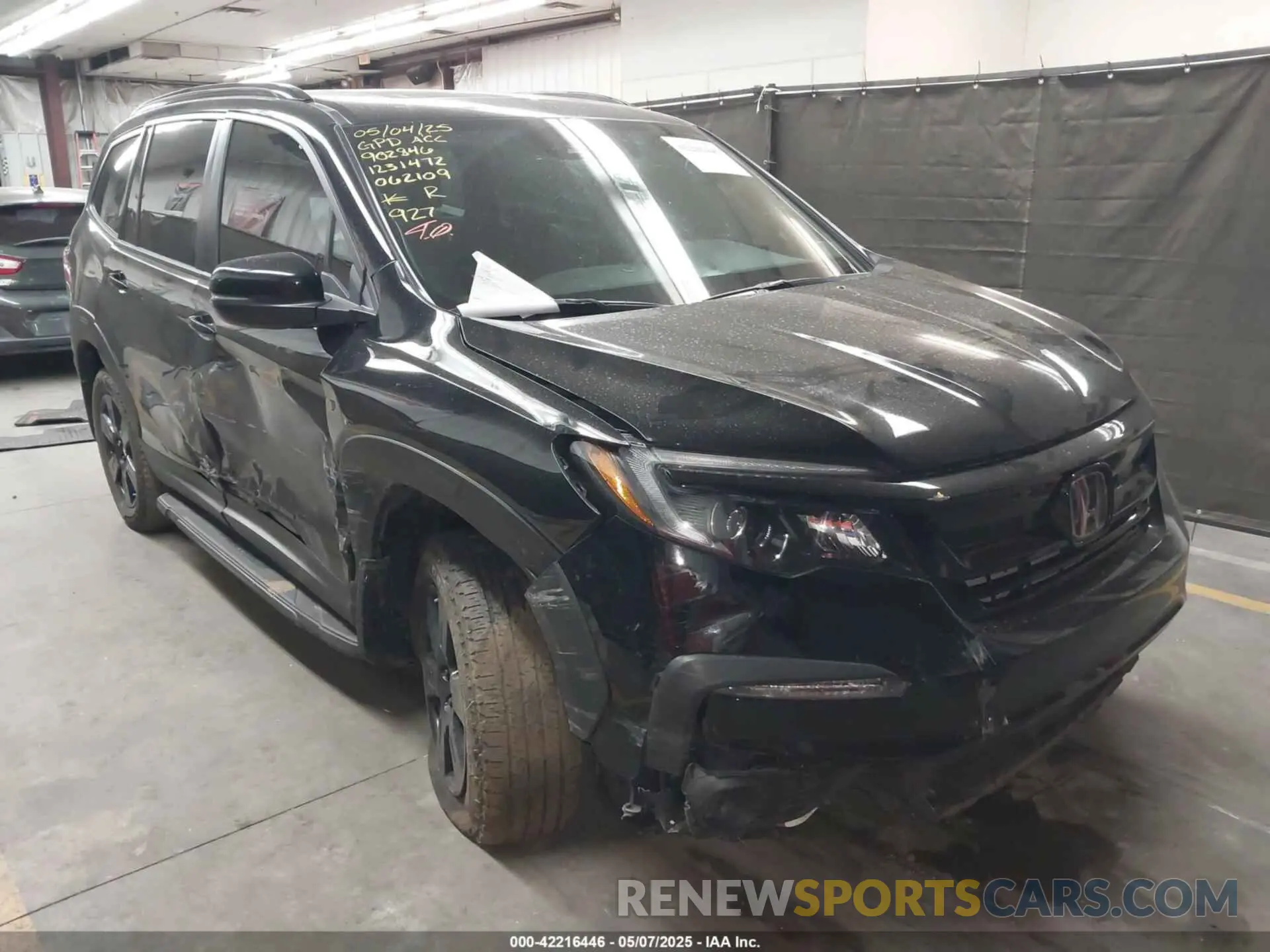 1 fotografías del automóvil dañado 5FNYF6H81NB062109 HONDA PILOT 2022