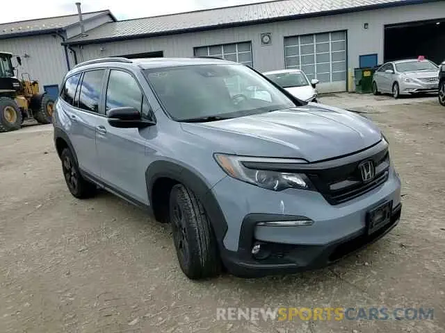 11 fotografías del automóvil dañado 5FNYF6H81NB071022 HONDA PILOT 2022