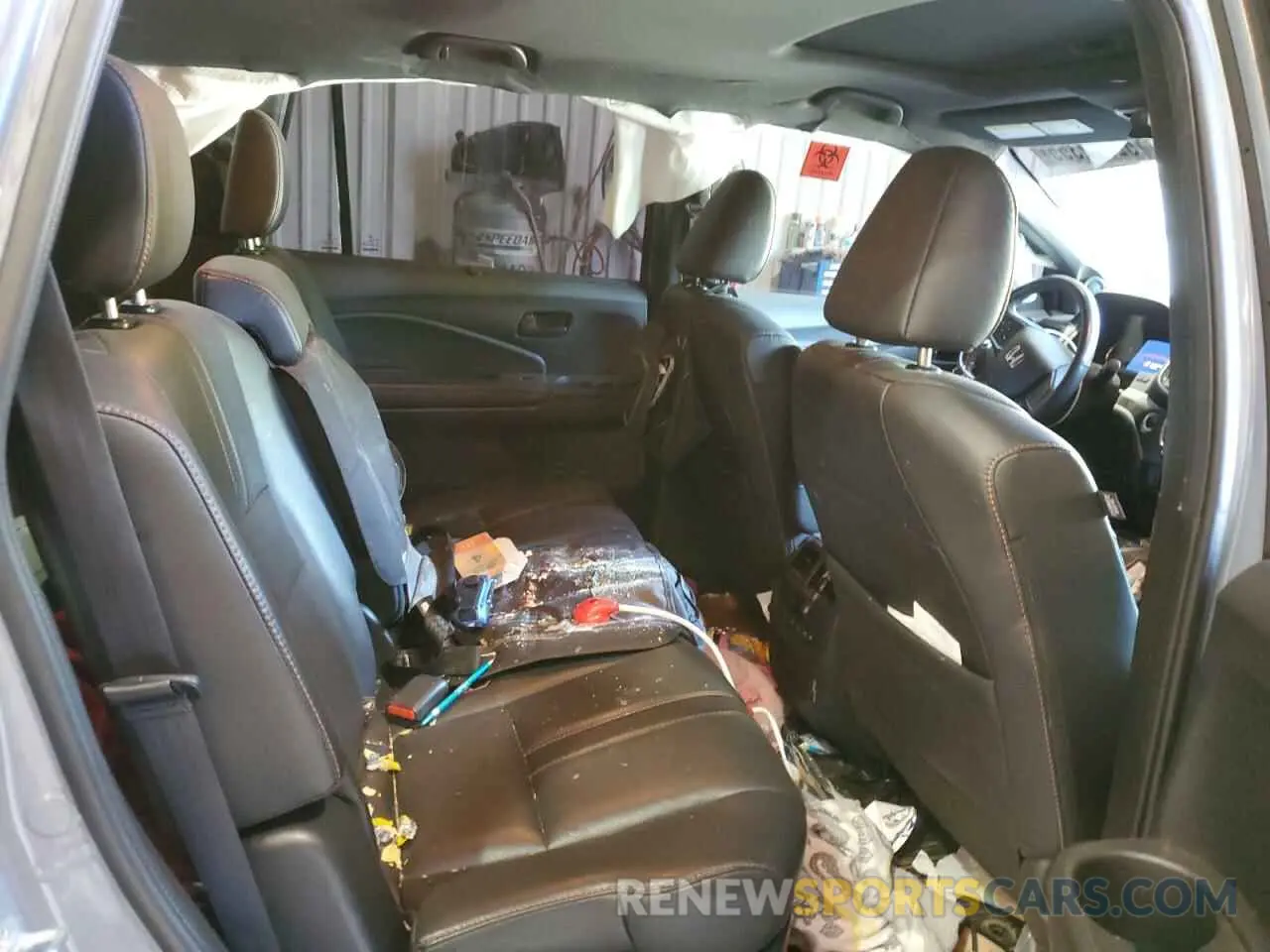 11 fotografías del automóvil dañado 5FNYF6H86NB089984 HONDA PILOT 2022