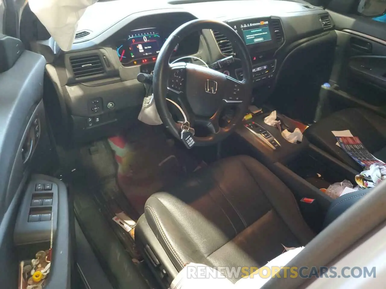 8 fotografías del automóvil dañado 5FNYF6H86NB089984 HONDA PILOT 2022