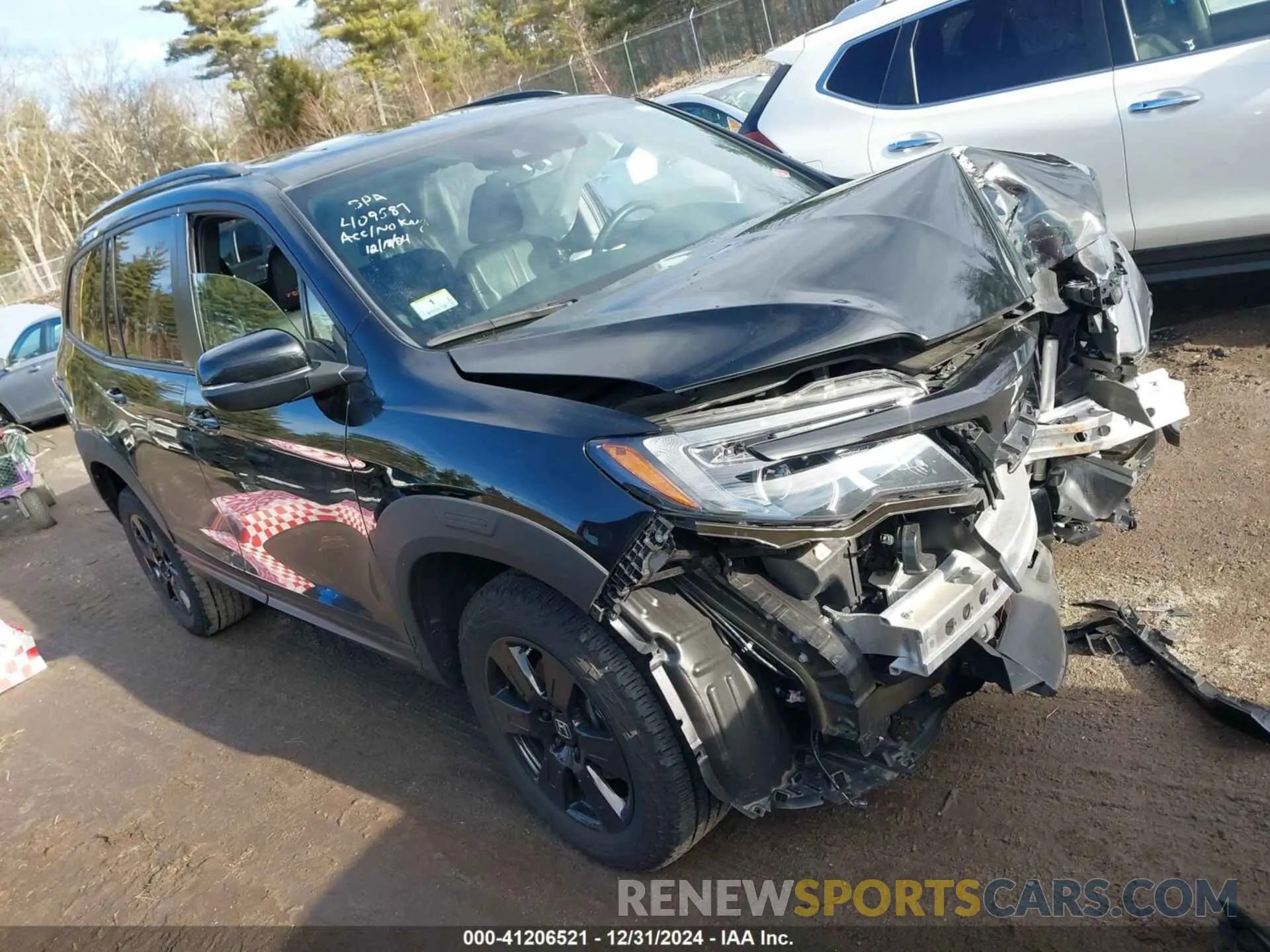 1 fotografías del automóvil dañado 5FNYF6H87NB096846 HONDA PILOT 2022