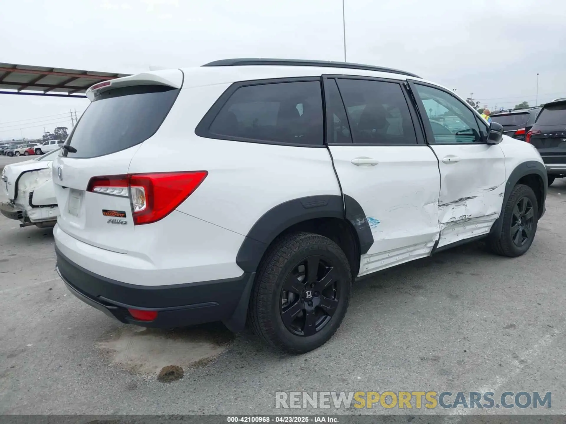 4 fotografías del automóvil dañado 5FNYF6H8XNB082116 HONDA PILOT 2022