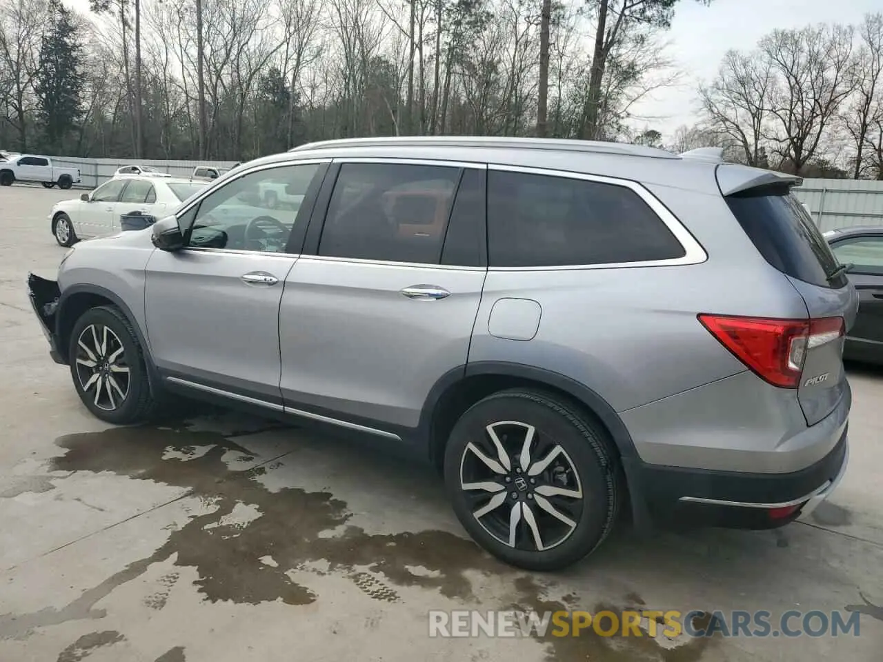 2 fotografías del automóvil dañado 5FNYF6H91NB016644 HONDA PILOT 2022