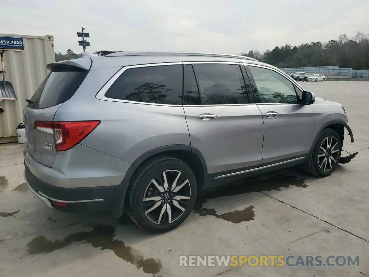 3 fotografías del automóvil dañado 5FNYF6H91NB016644 HONDA PILOT 2022