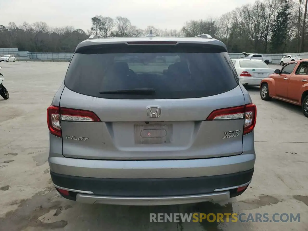 6 fotografías del automóvil dañado 5FNYF6H91NB016644 HONDA PILOT 2022