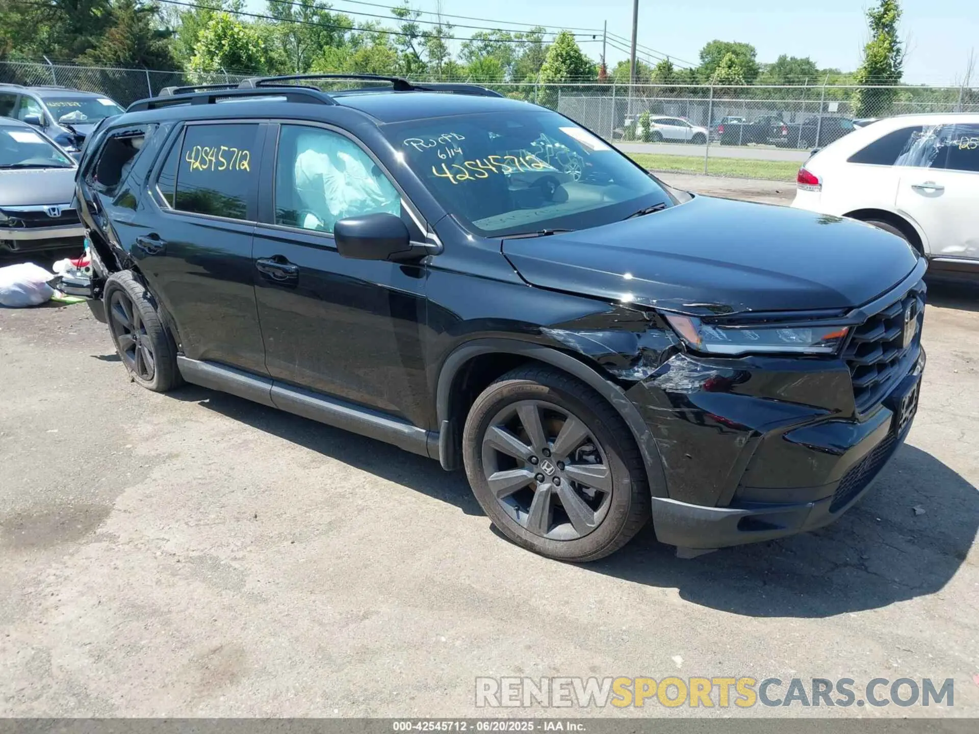 1 fotografías del automóvil dañado 5FNYG1H36PB024804 HONDA PILOT 2023