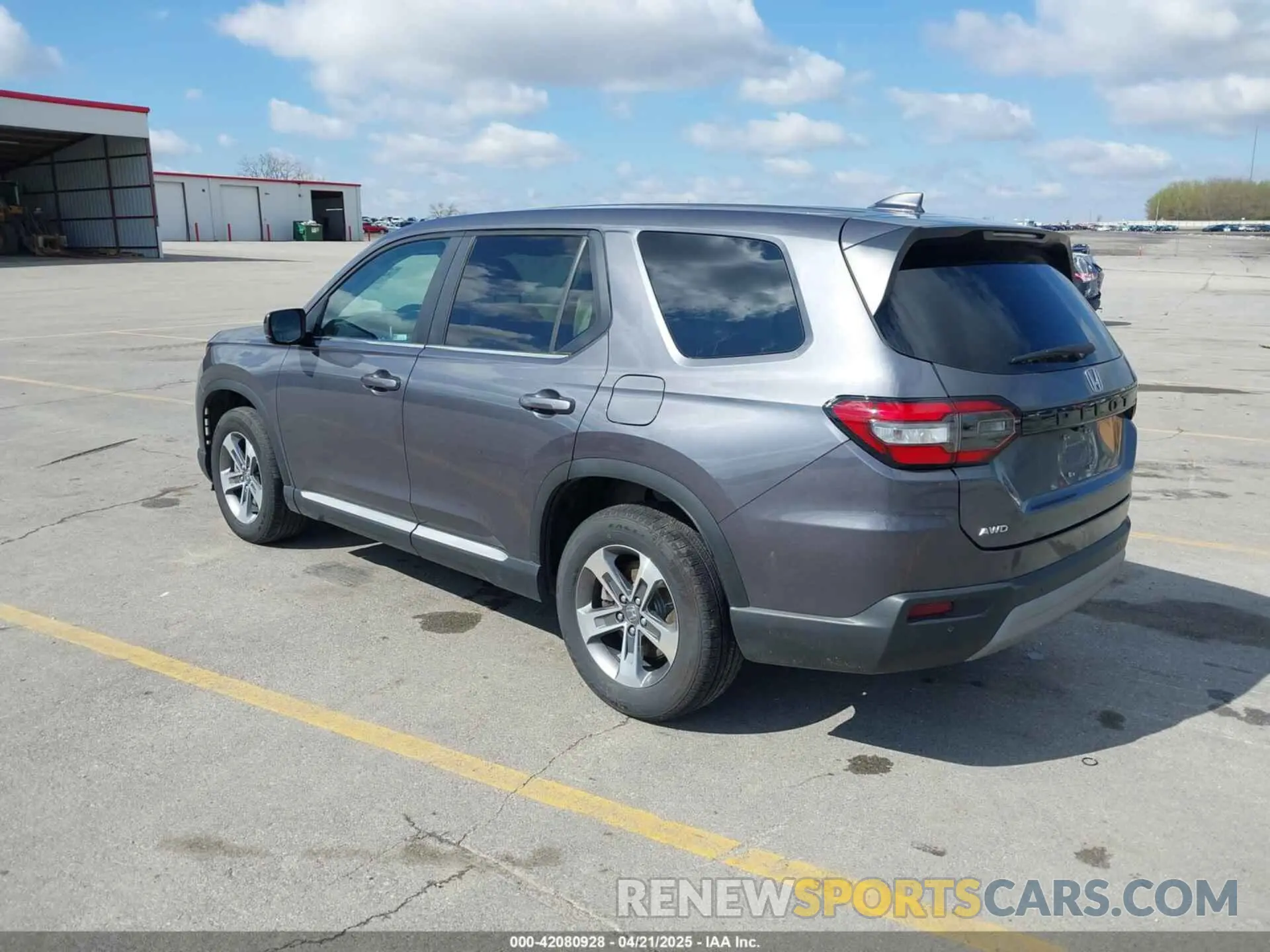 3 fotografías del automóvil dañado 5FNYG1H42PB054424 HONDA PILOT 2023