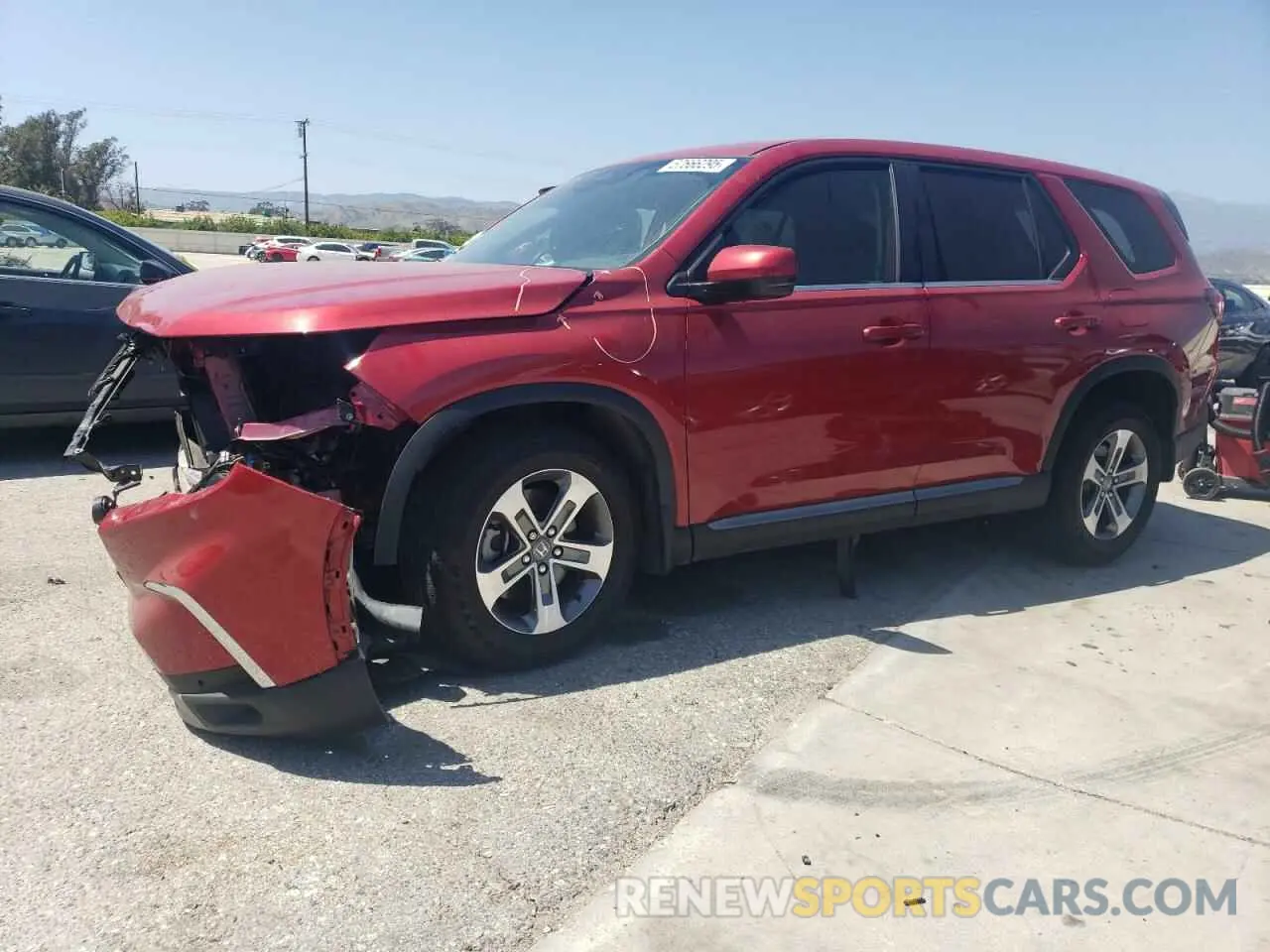 1 fotografías del automóvil dañado 5FNYG1H48PB043959 HONDA PILOT 2023