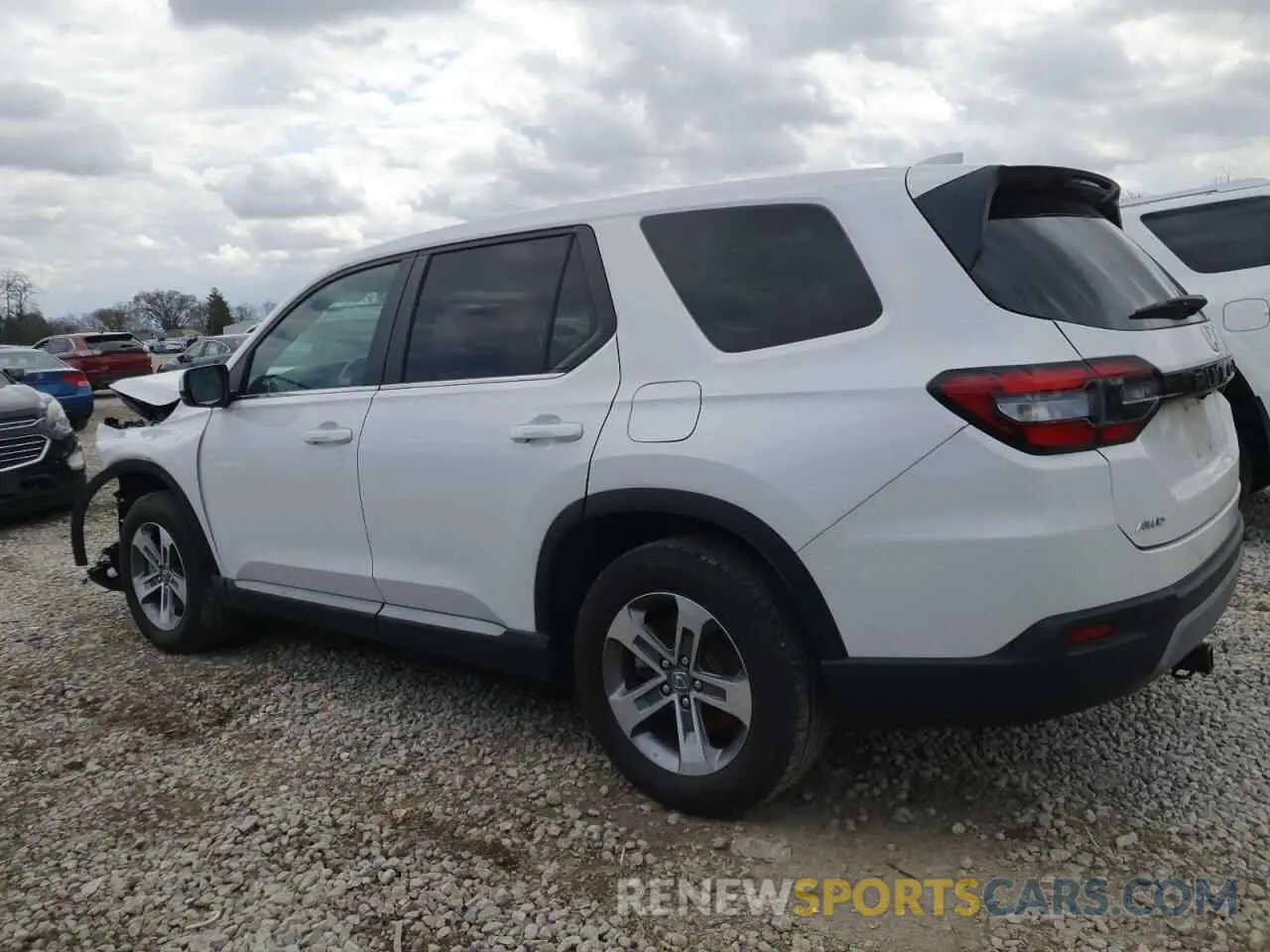 2 fotografías del automóvil dañado 5FNYG1H51PB048722 HONDA PILOT 2023