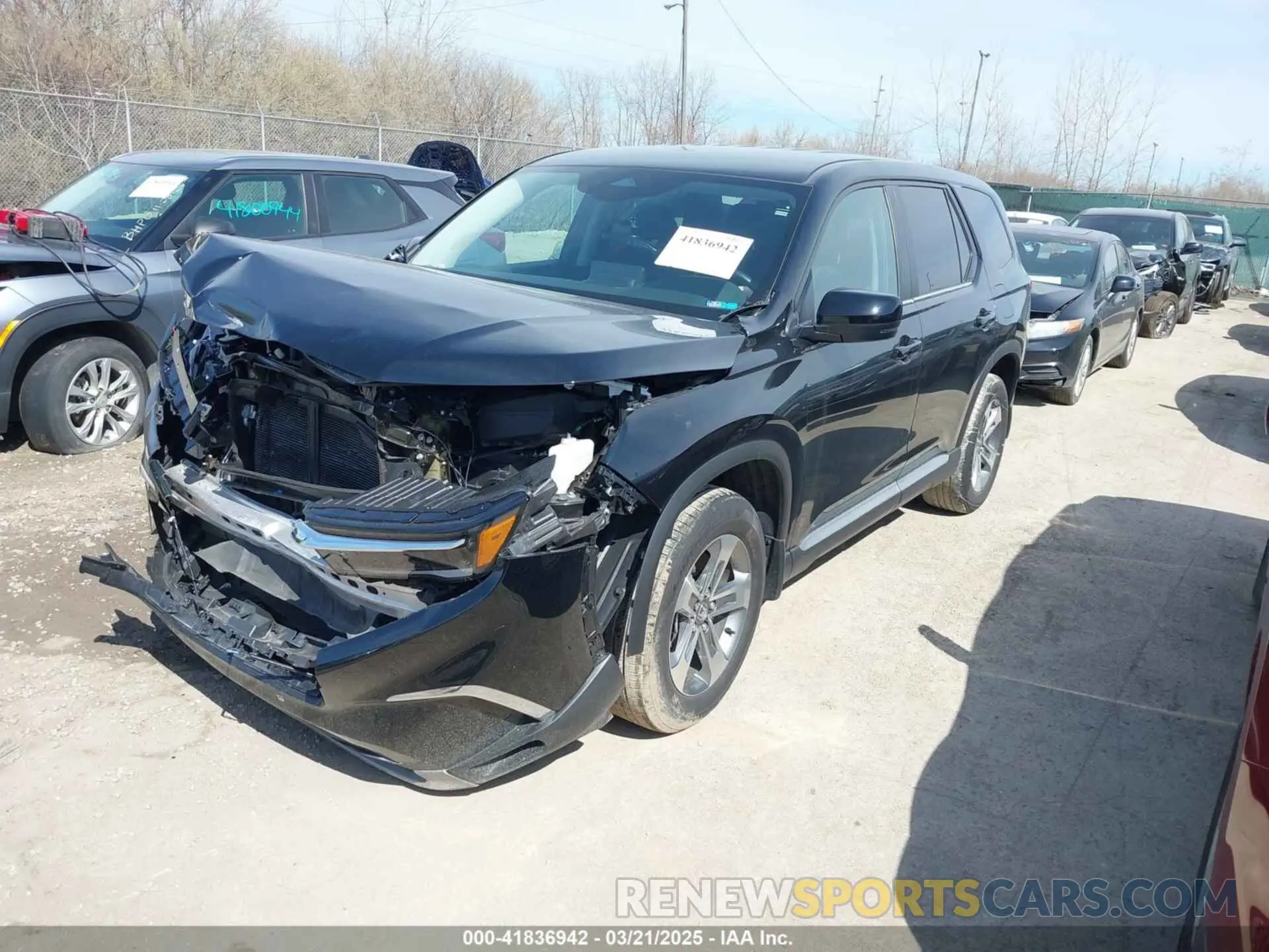 2 fotografías del automóvil dañado 5FNYG1H58PB013515 HONDA PILOT 2023