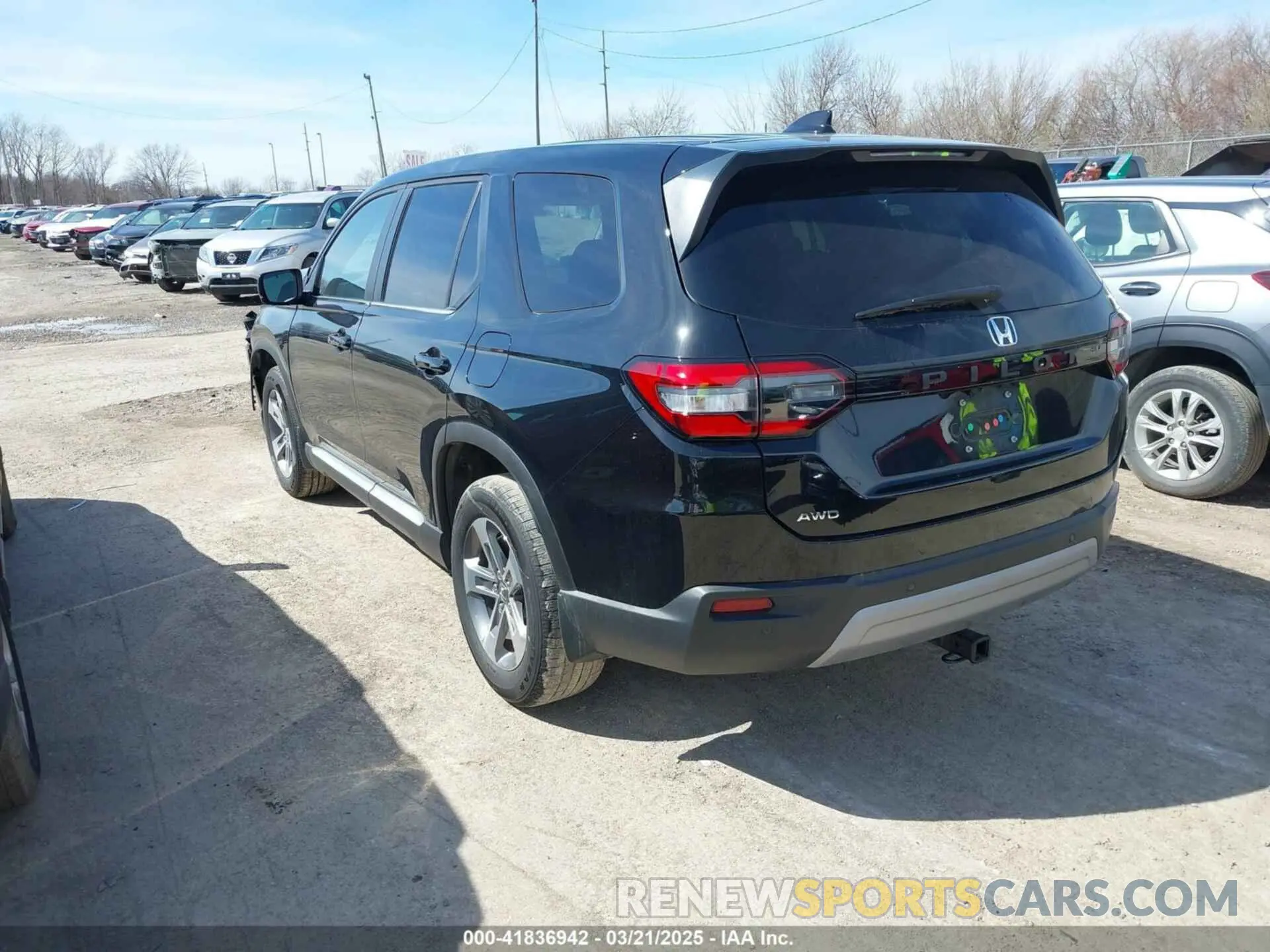 3 fotografías del automóvil dañado 5FNYG1H58PB013515 HONDA PILOT 2023
