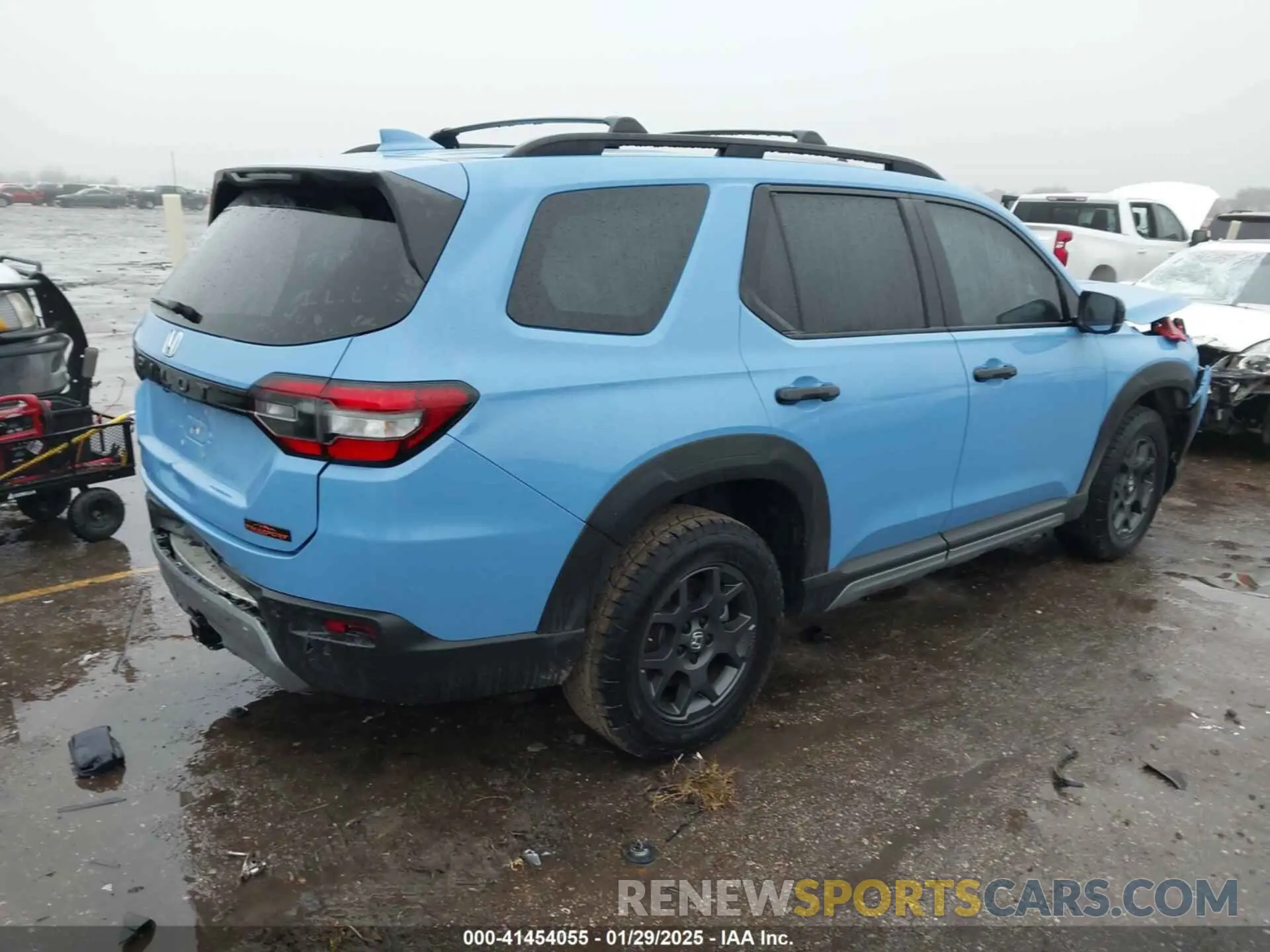 4 fotografías del automóvil dañado 5FNYG1H63PB000406 HONDA PILOT 2023