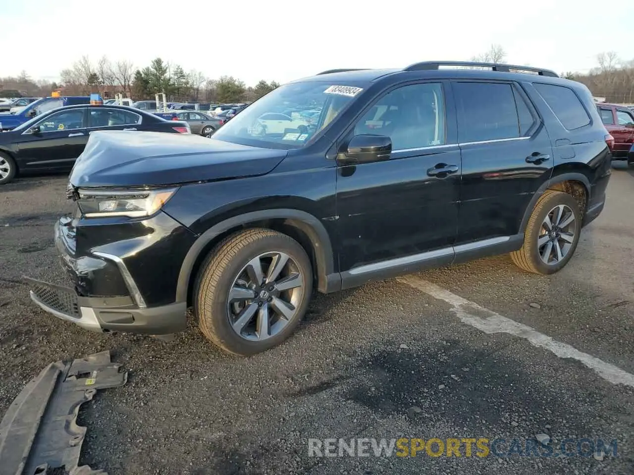 1 fotografías del automóvil dañado 5FNYG1H76PB023316 HONDA PILOT 2023