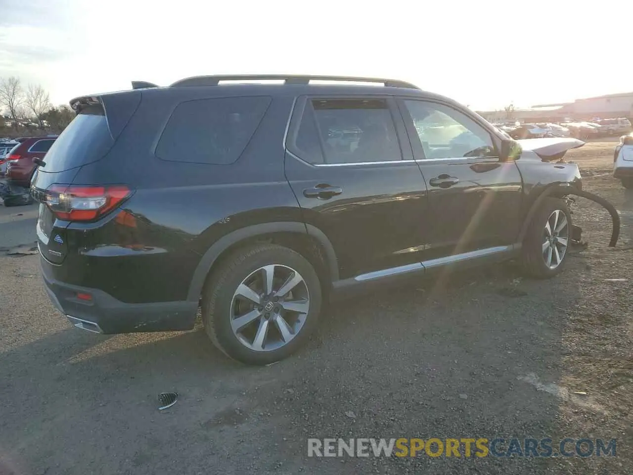3 fotografías del automóvil dañado 5FNYG1H76PB023316 HONDA PILOT 2023