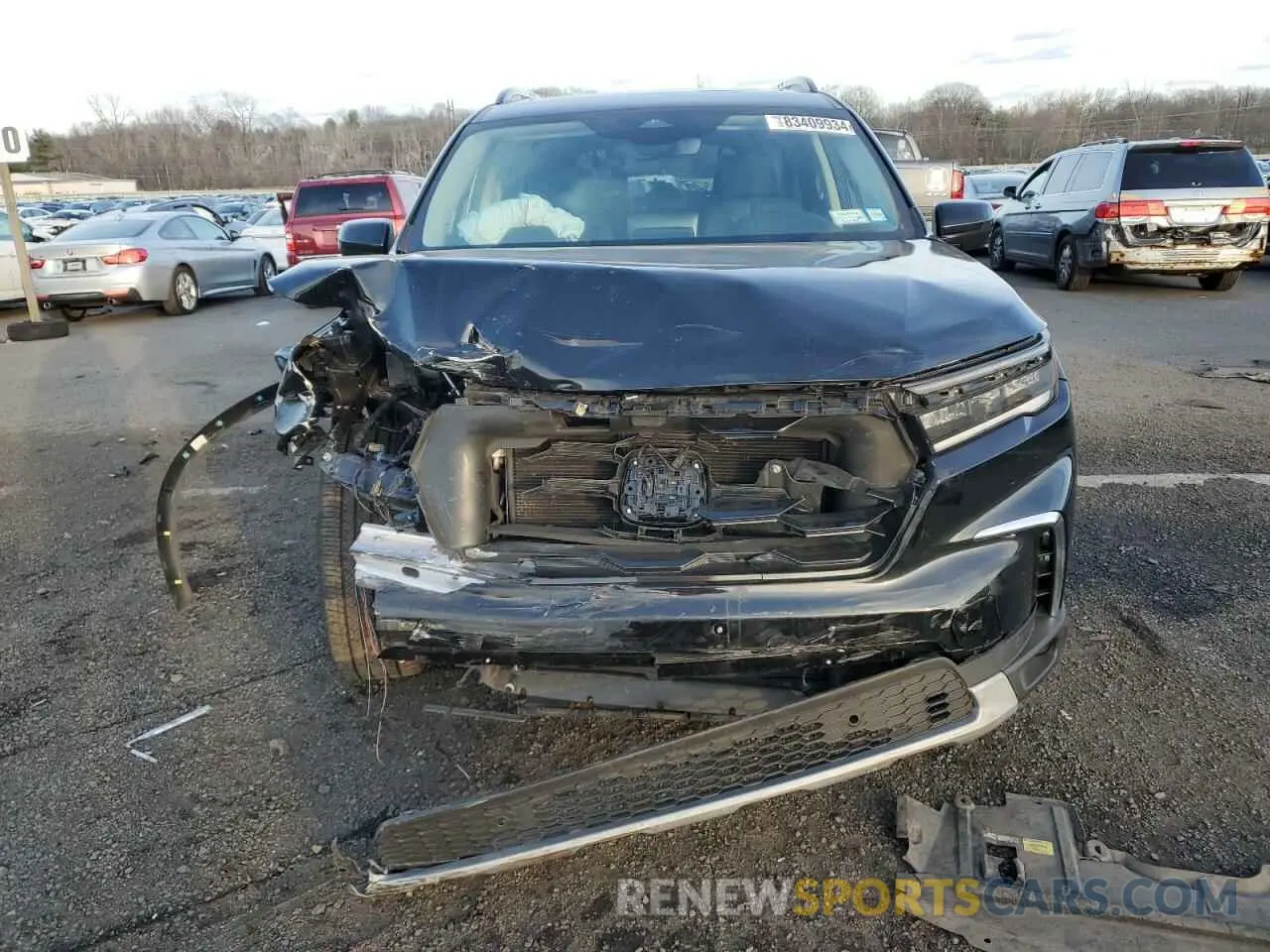 5 fotografías del automóvil dañado 5FNYG1H76PB023316 HONDA PILOT 2023