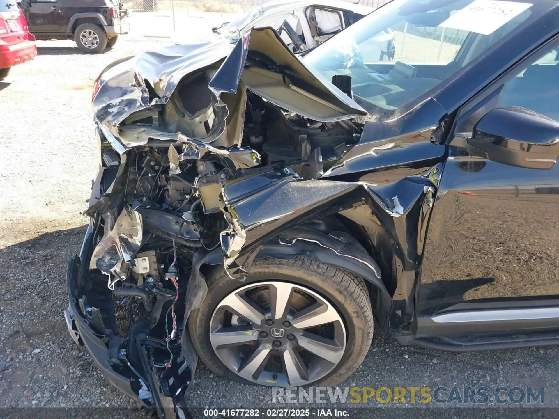 6 fotografías del automóvil dañado 5FNYG1H80PB007959 HONDA PILOT 2023