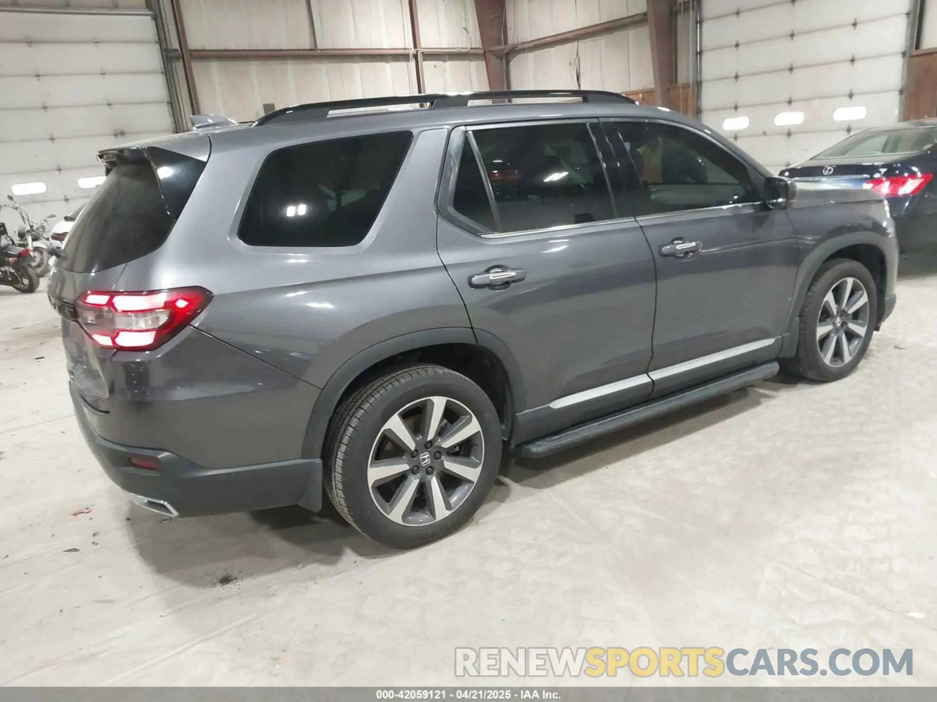 4 fotografías del automóvil dañado 5FNYG1H80PB026995 HONDA PILOT 2023