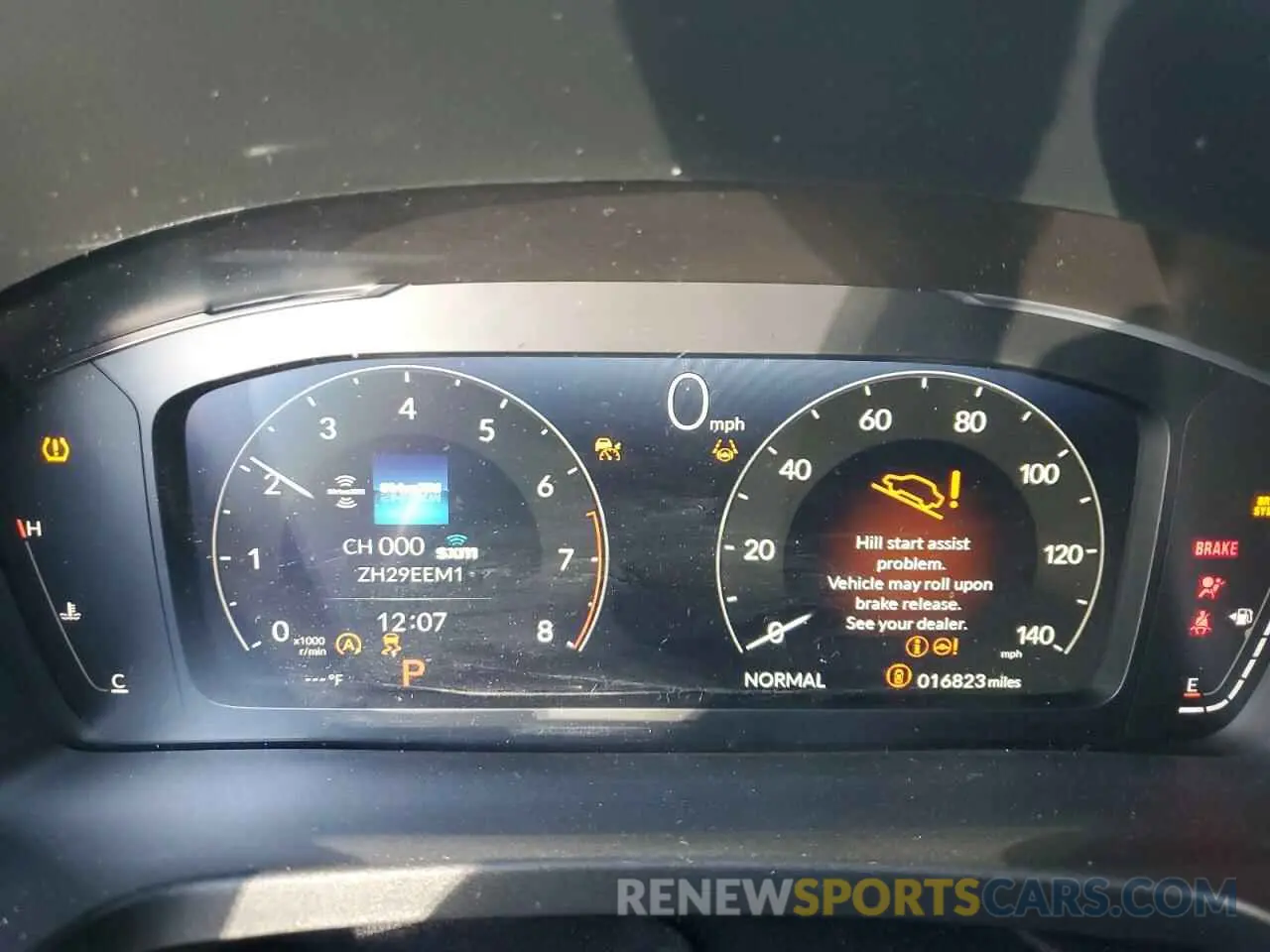 9 fotografías del automóvil dañado 5FNYG1H80PB043716 HONDA PILOT 2023