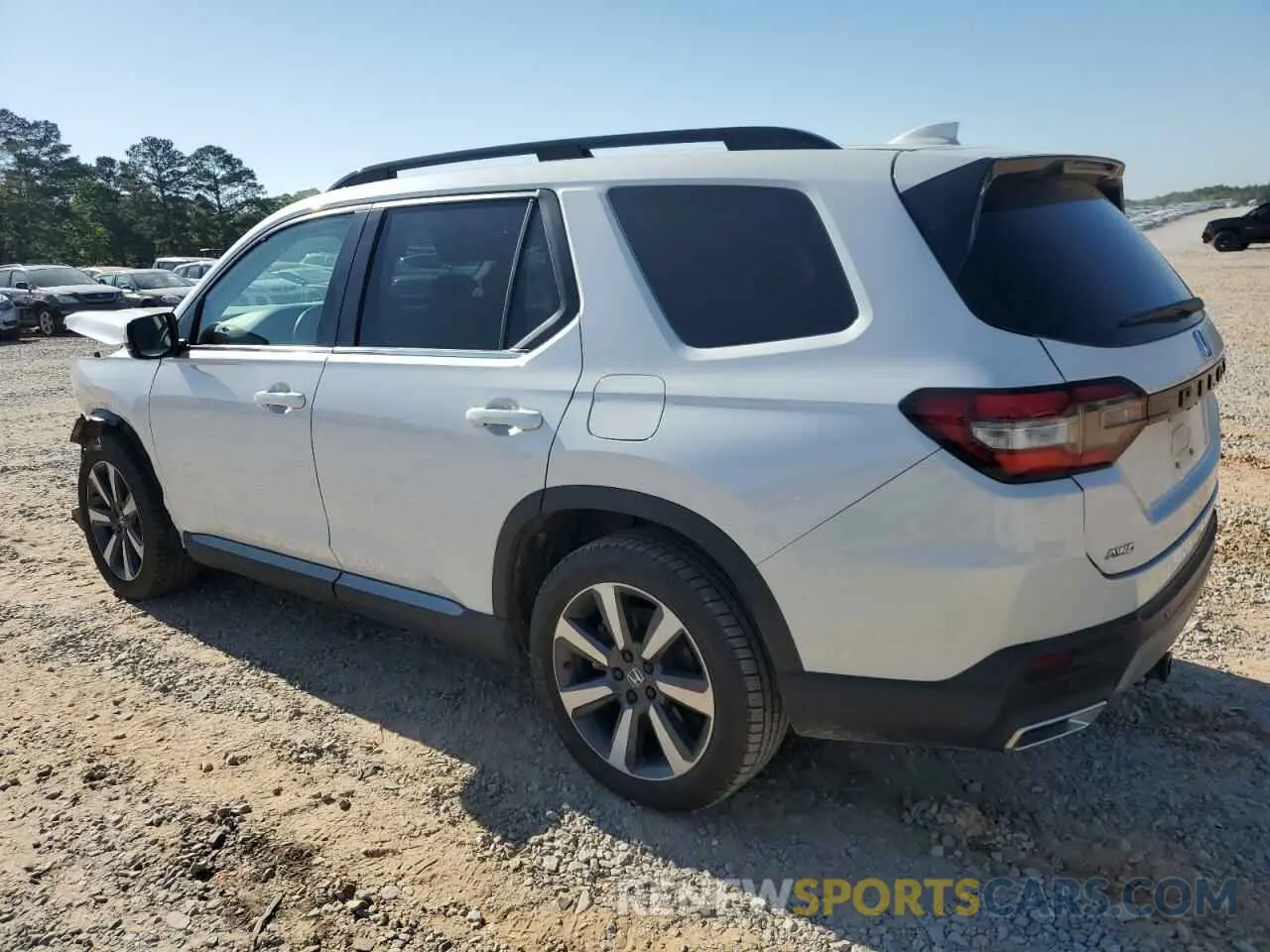 2 fotografías del automóvil dañado 5FNYG1H86PB030033 HONDA PILOT 2023