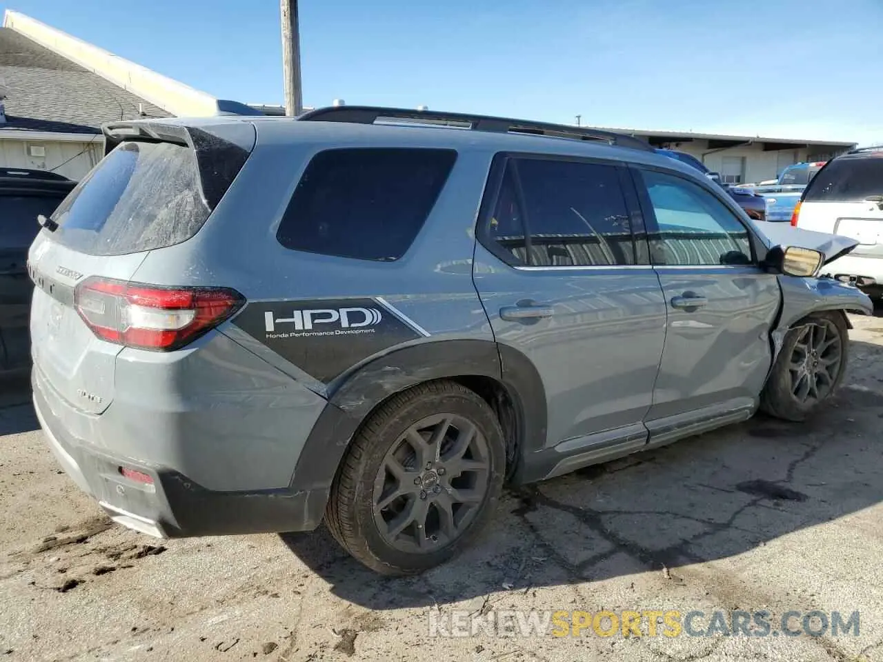 3 fotografías del automóvil dañado 5FNYG1H89PB025683 HONDA PILOT 2023