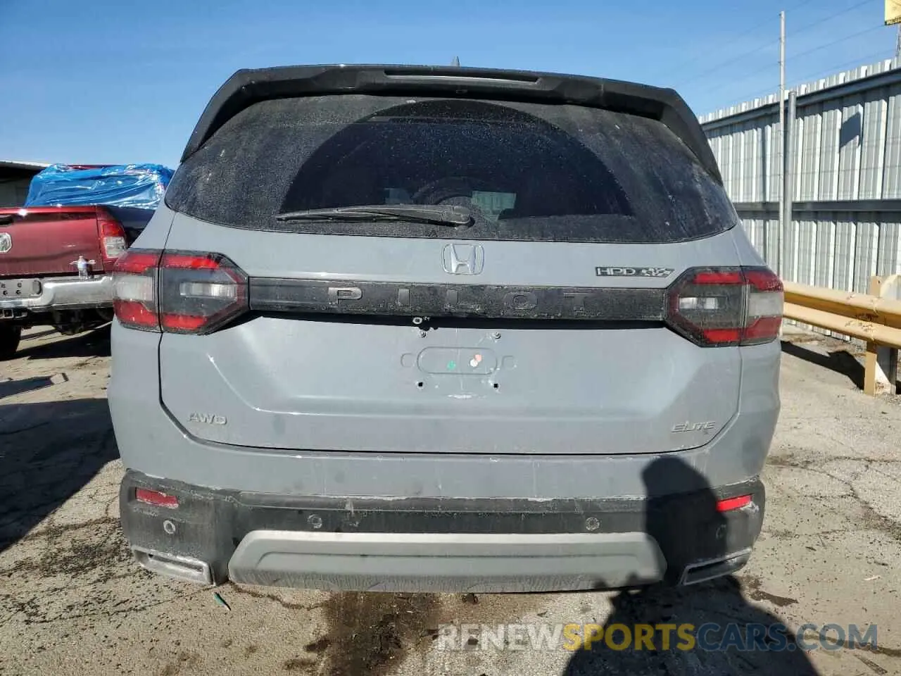 6 fotografías del automóvil dañado 5FNYG1H89PB025683 HONDA PILOT 2023