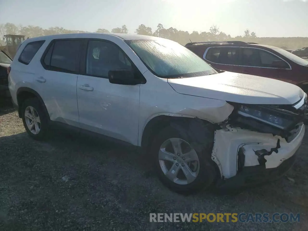 4 fotografías del automóvil dañado 5FNYG2H2XPB010000 HONDA PILOT 2023
