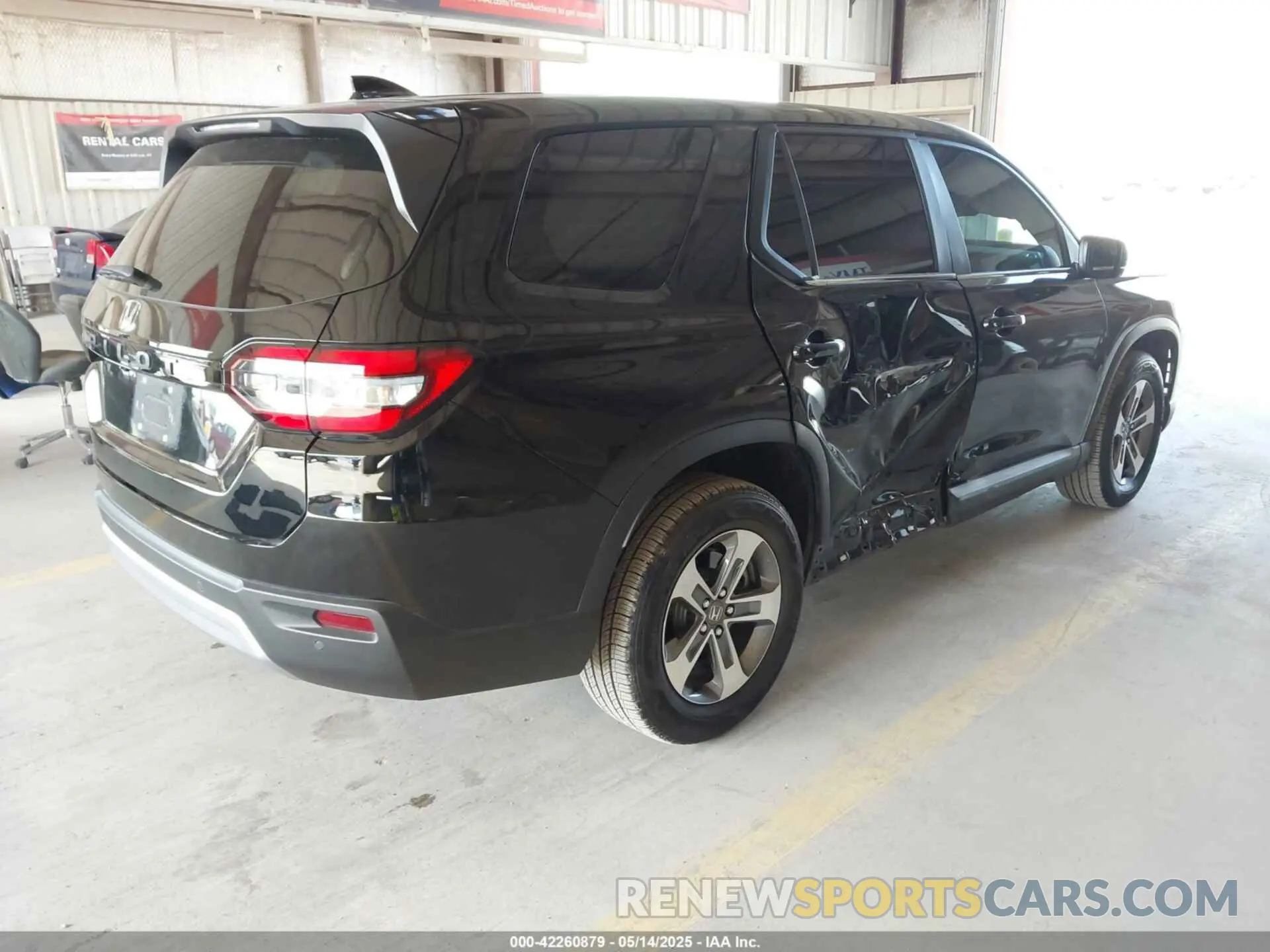 4 fotografías del automóvil dañado 5FNYG2H53PB014416 HONDA PILOT 2023