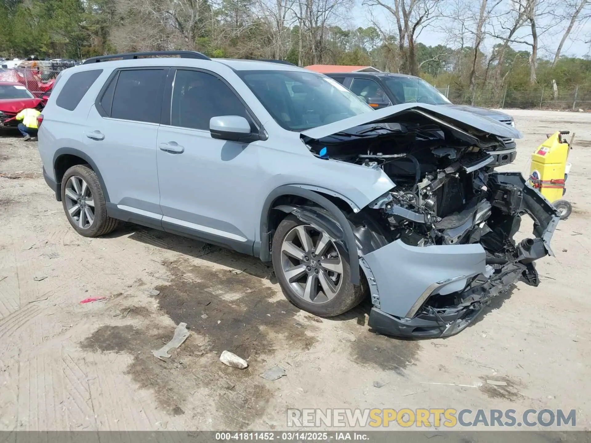 1 fotografías del automóvil dañado 5FNYG2H73PB000968 HONDA PILOT 2023